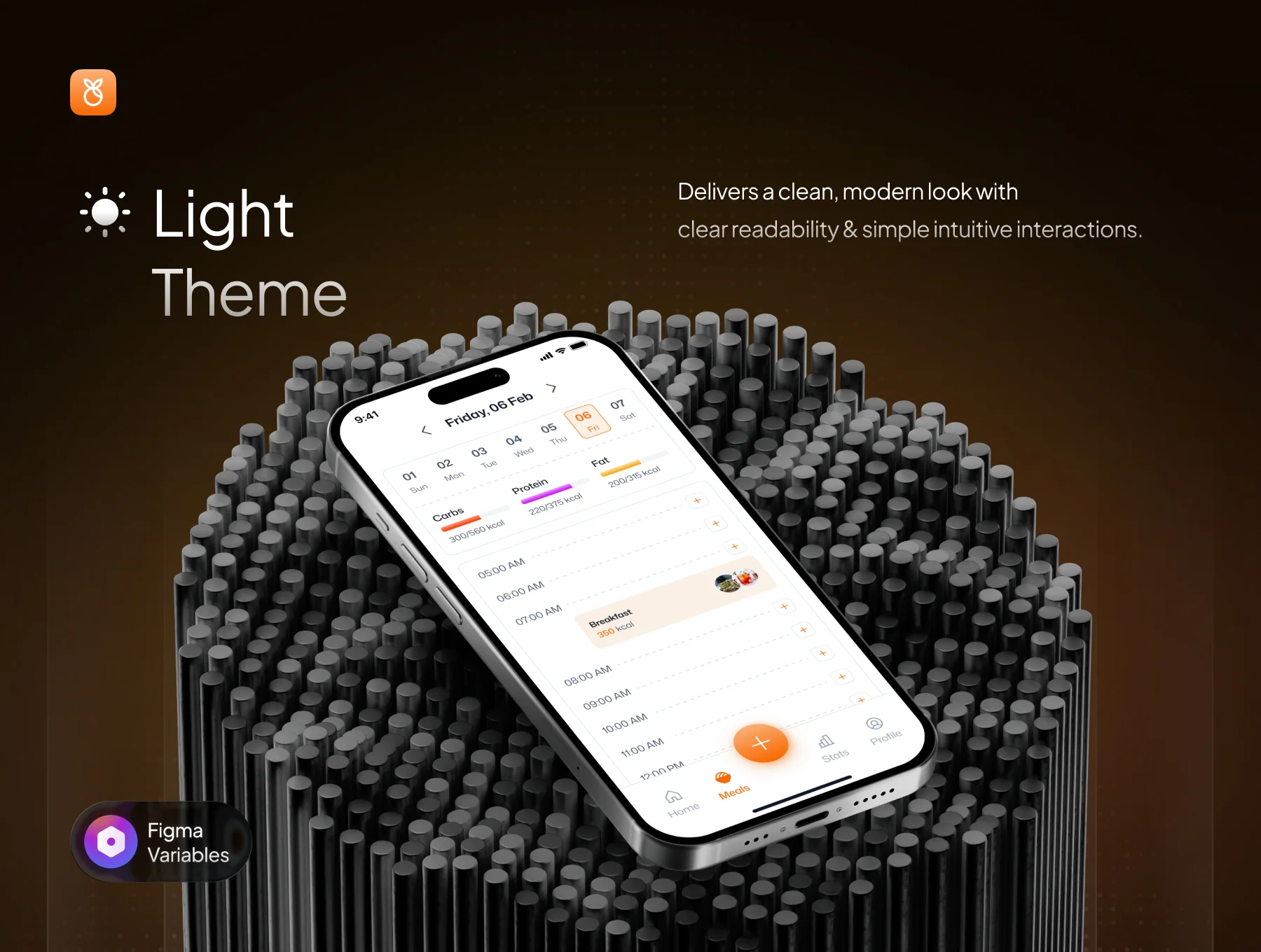 Calmorie - Calorie Tracker Mobile App UI Kit 5
