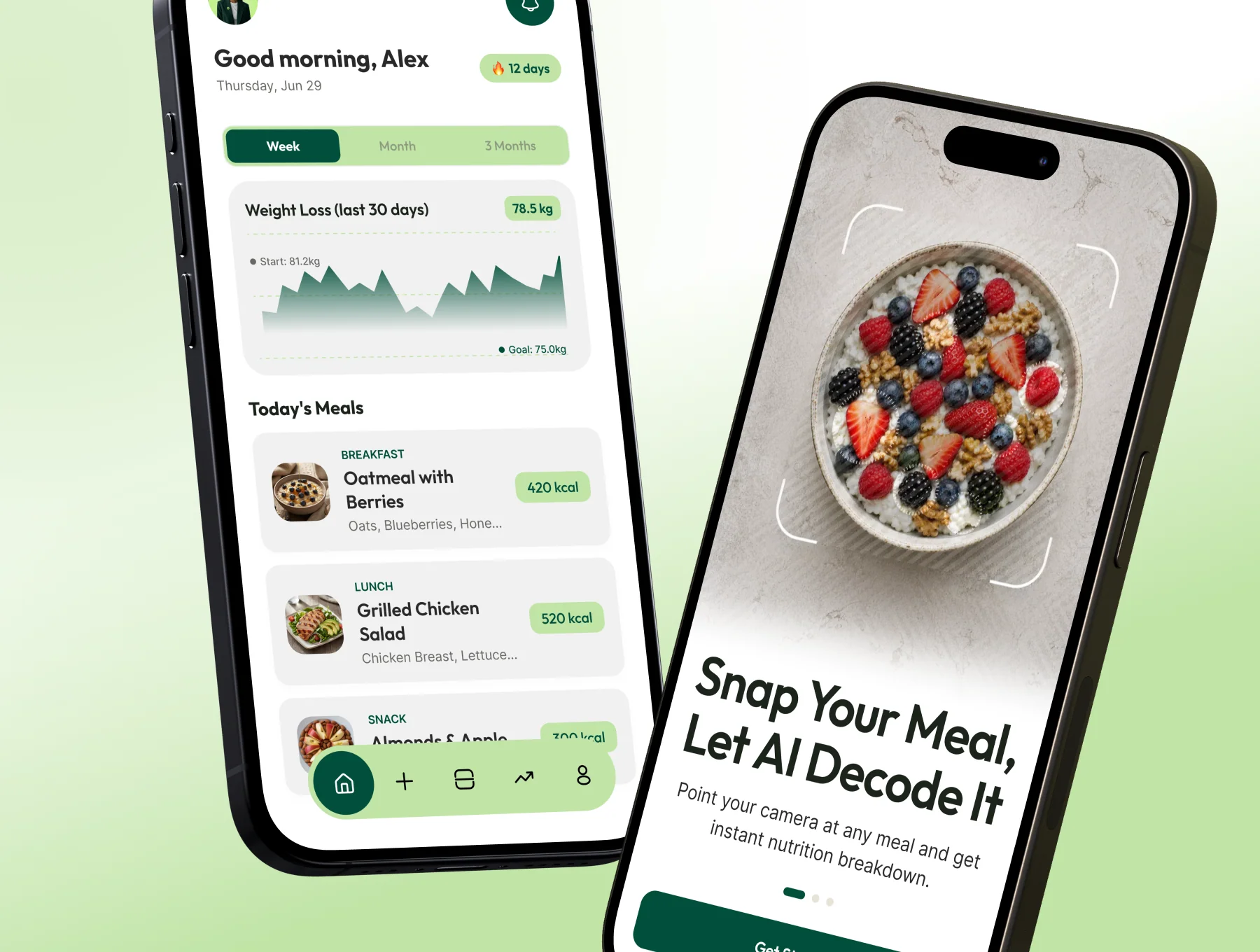 Calories Track – Mobile App UI Kit 5