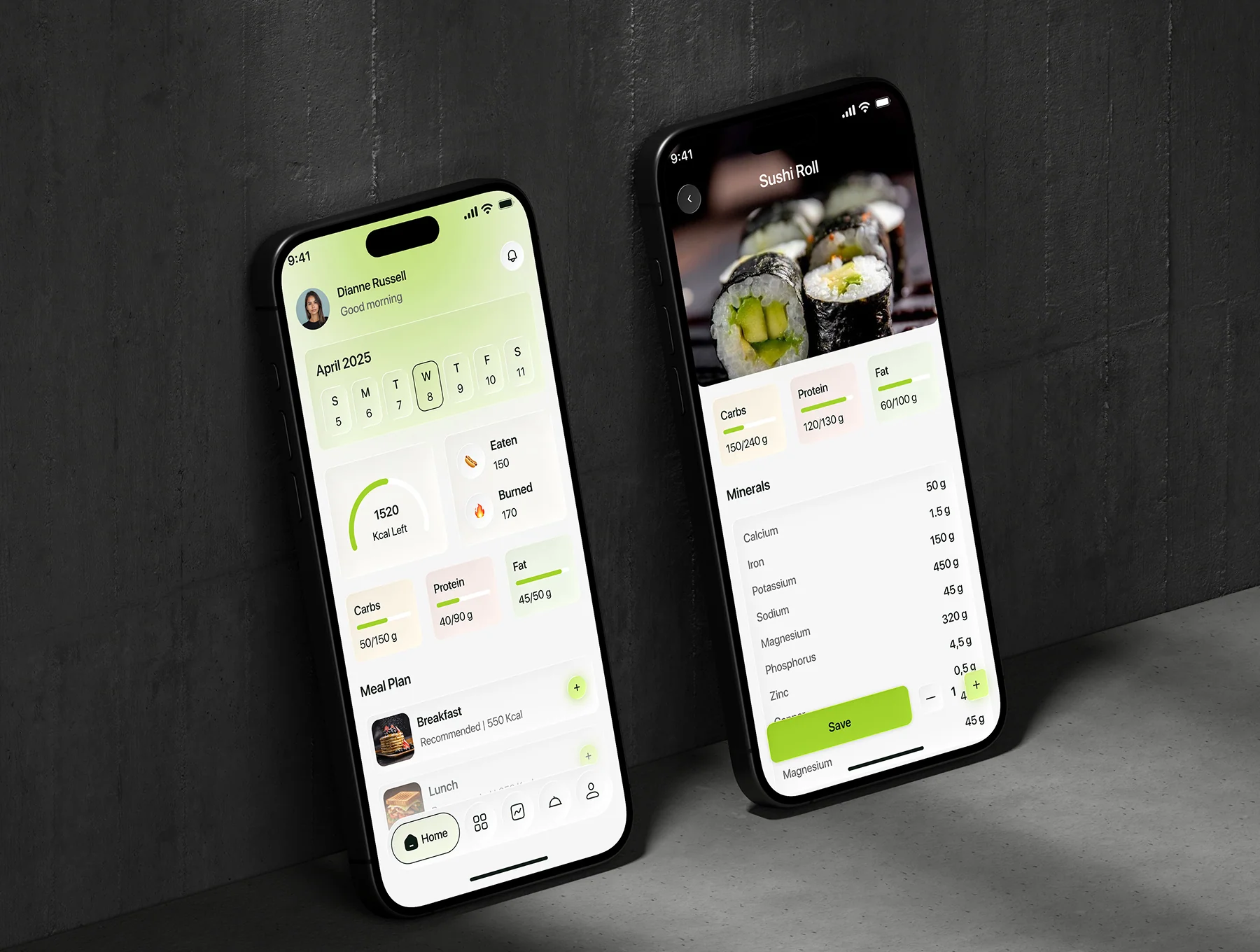 CalTrack – Calorie Tracker App UI Kit 7