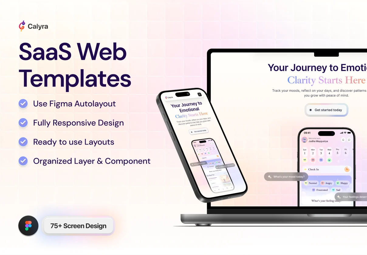 Calyra - SaaS Landing Page