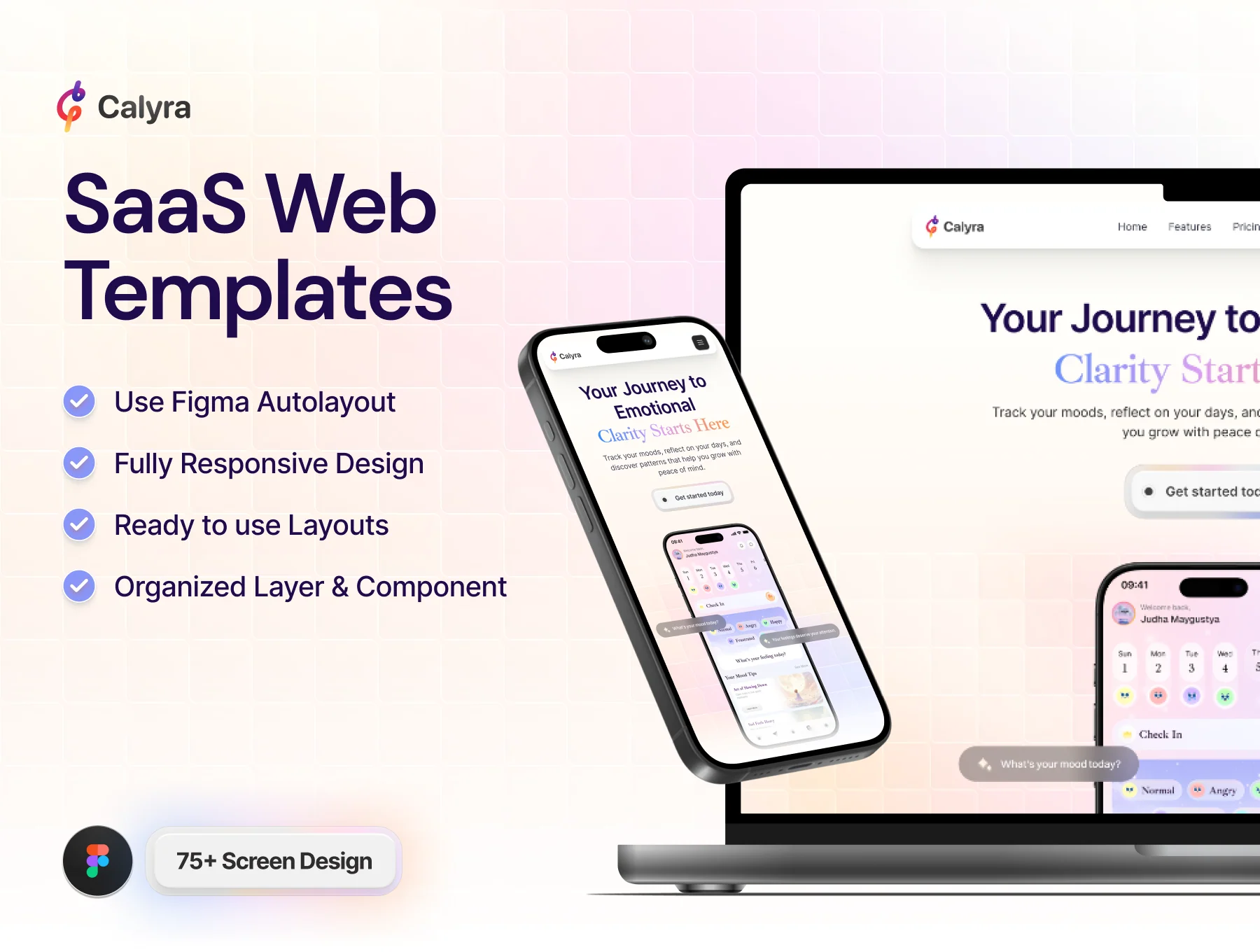 Calyra - SaaS Landing Page