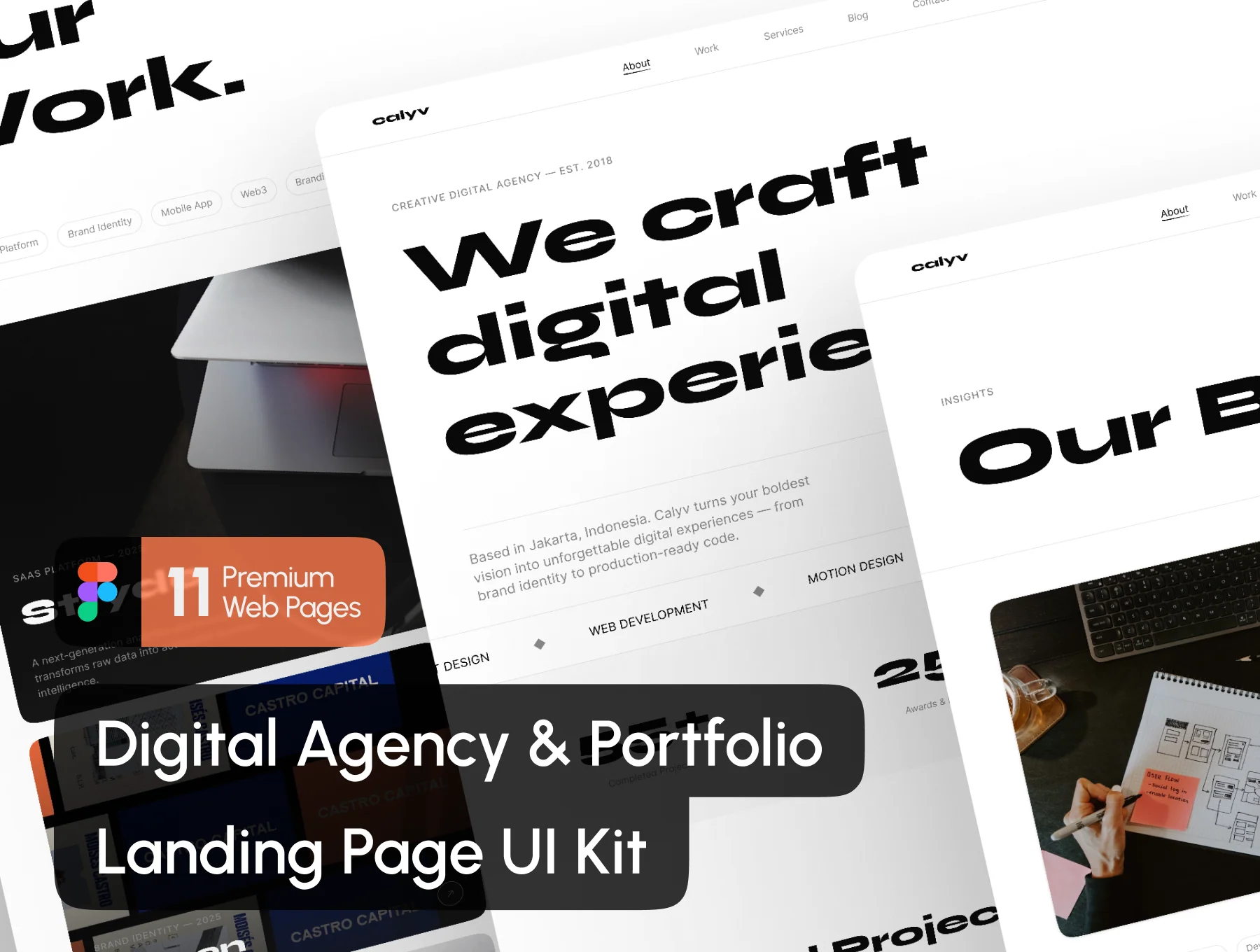 Calyv – Creative Agency & Portfolio Landing Page