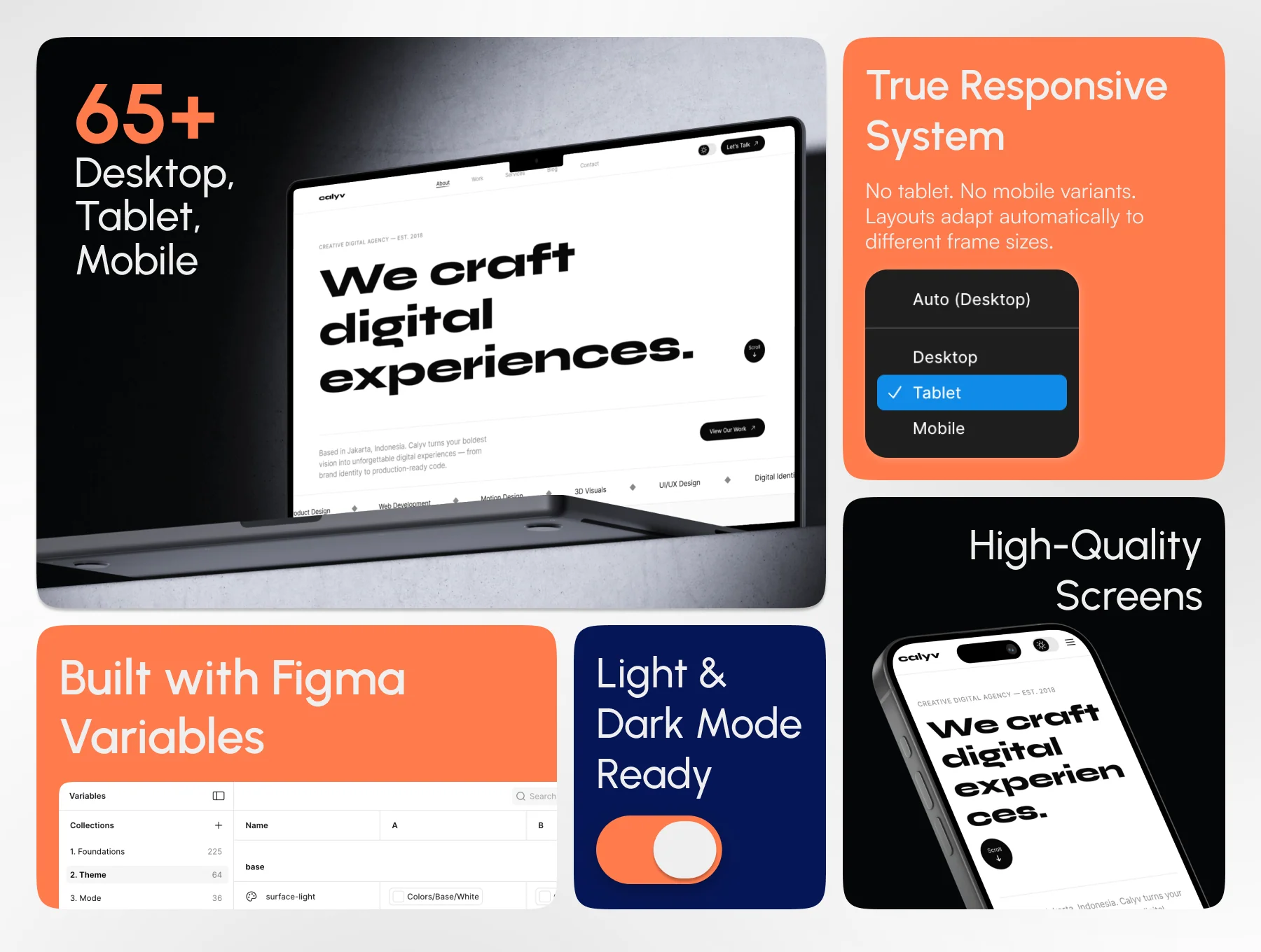 Calyv – Creative Agency & Portfolio Landing Page 2