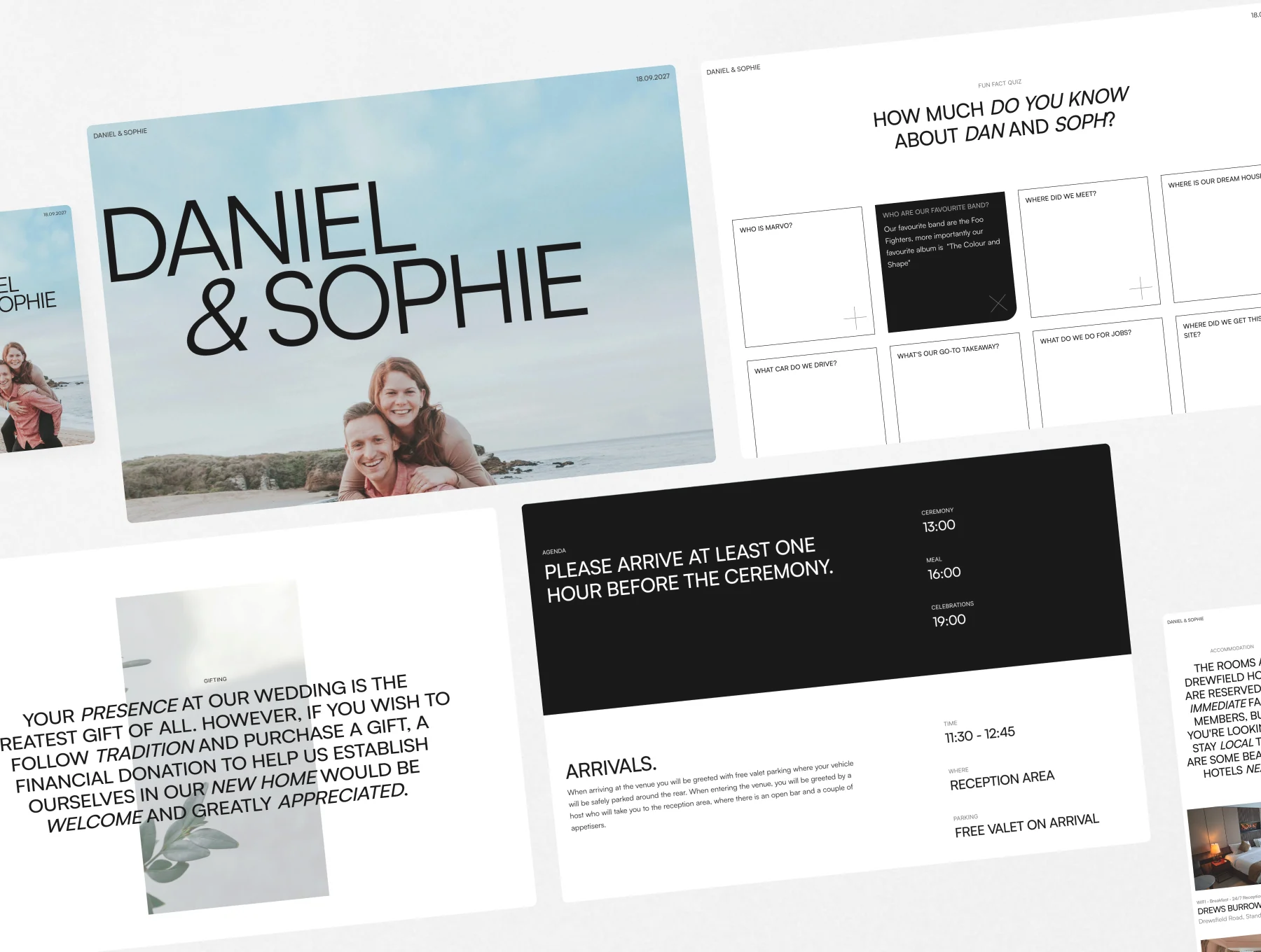 CALYX - Wedding website template for Framer