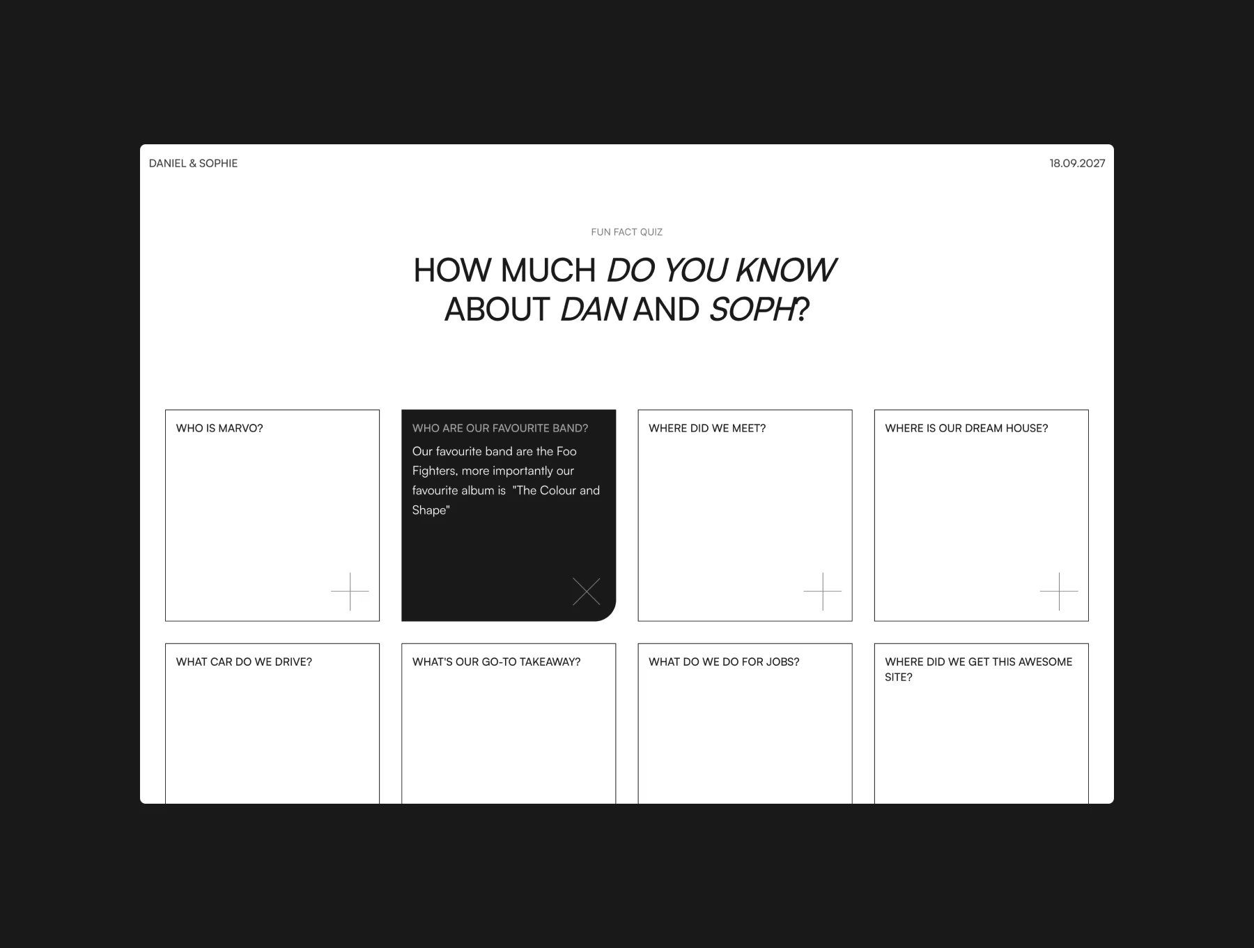 CALYX - Wedding website template for Framer 3