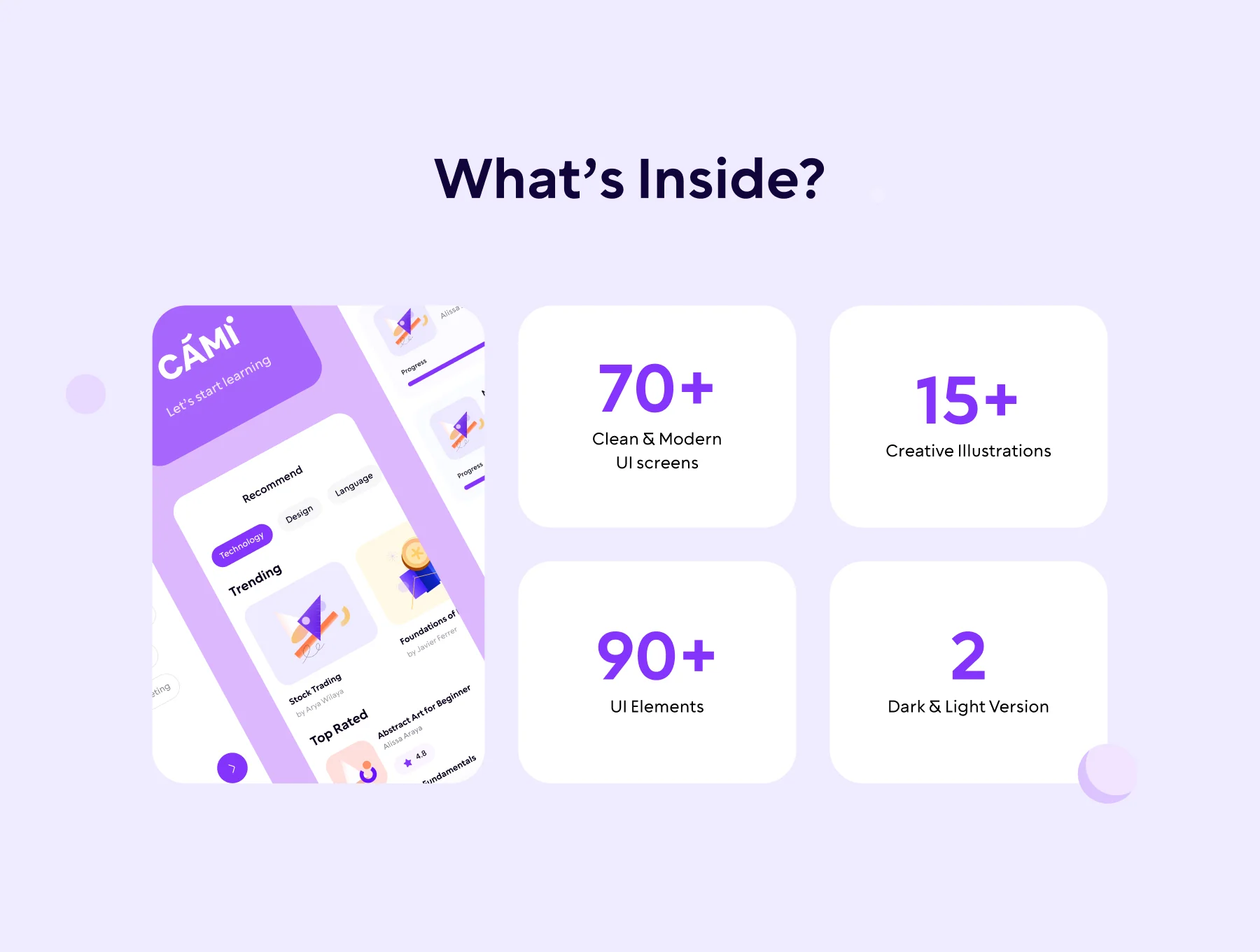 Cami - Online Learning App UI Kit 2