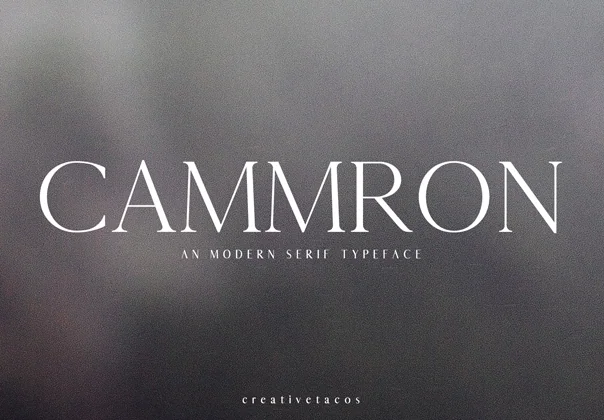 Cammron Serif Font Family