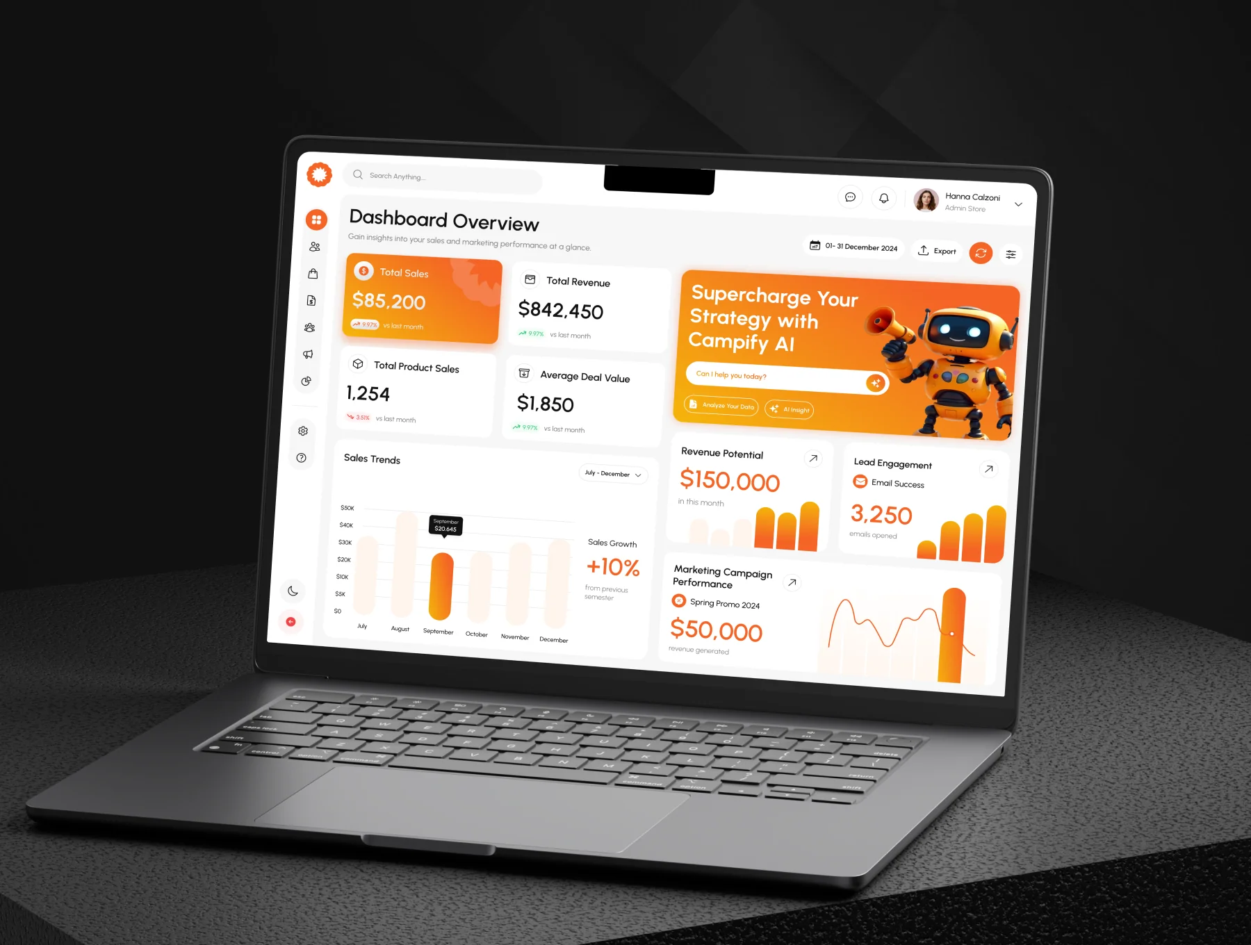 Campify - Marketplace Dashboard UI KIT 7