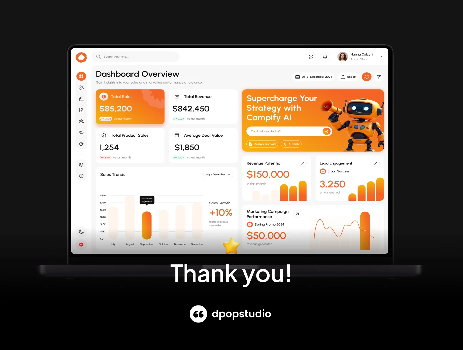 Campify - Marketplace Dashboard UI KIT 8