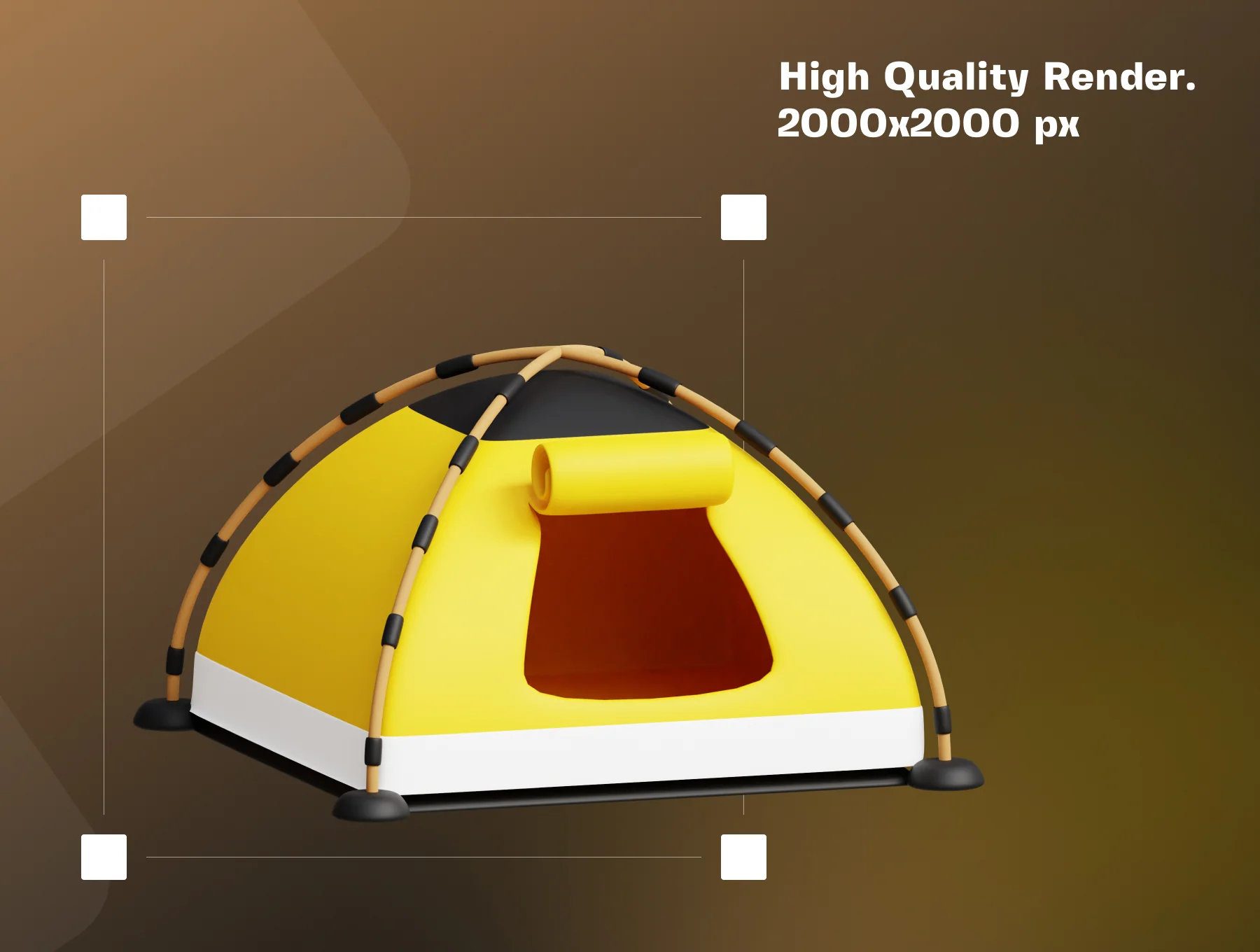 Camping 3D Icon Pack 3