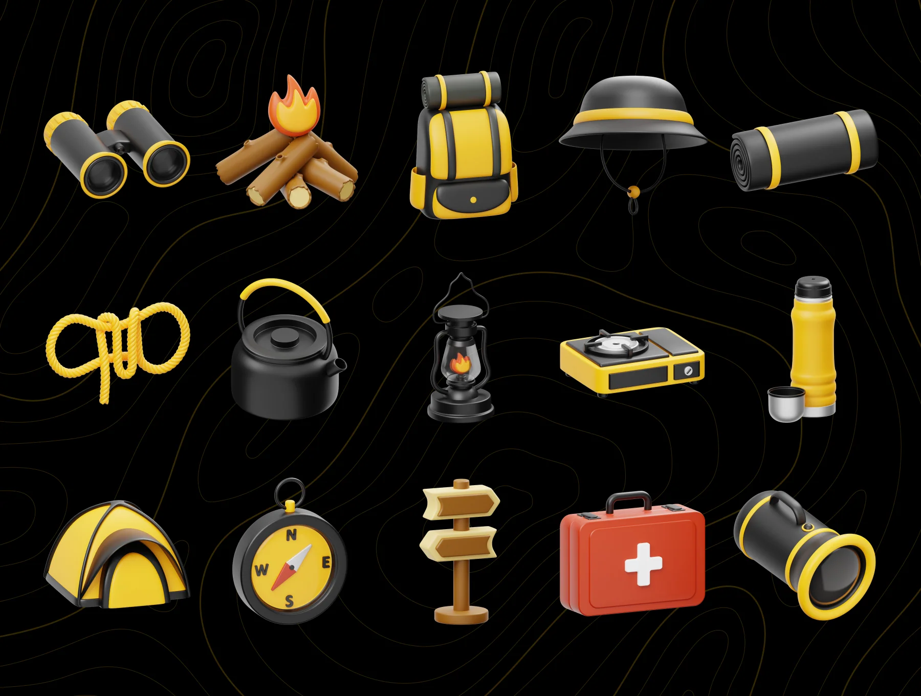 Camping 3D Icon 5