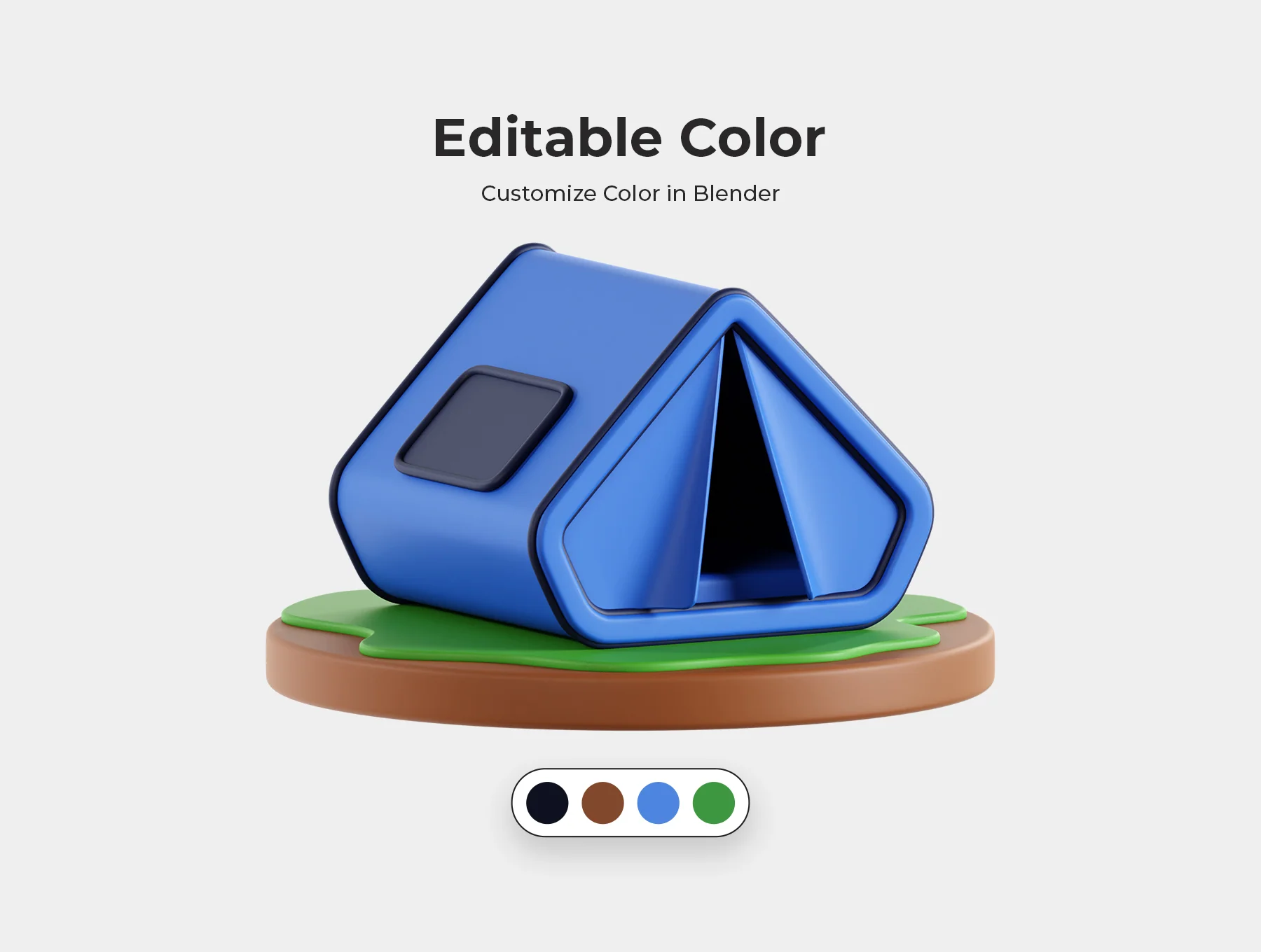 Camping 3D Icons 4