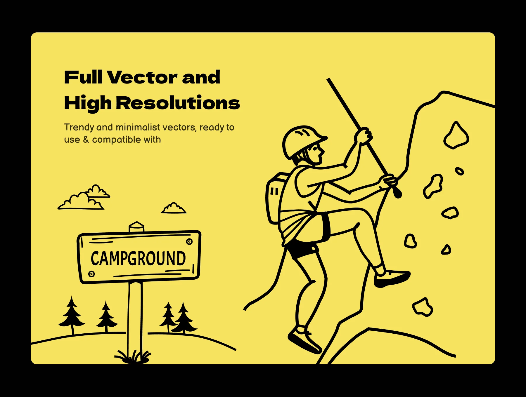 Camping and Hiking Icons 3