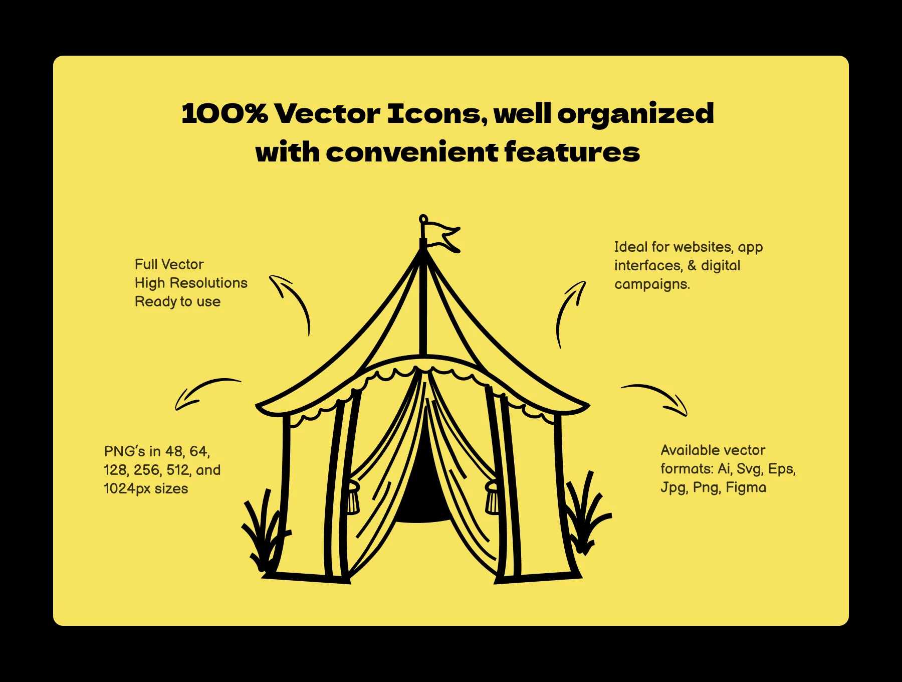 Camping and Hiking Icons 5
