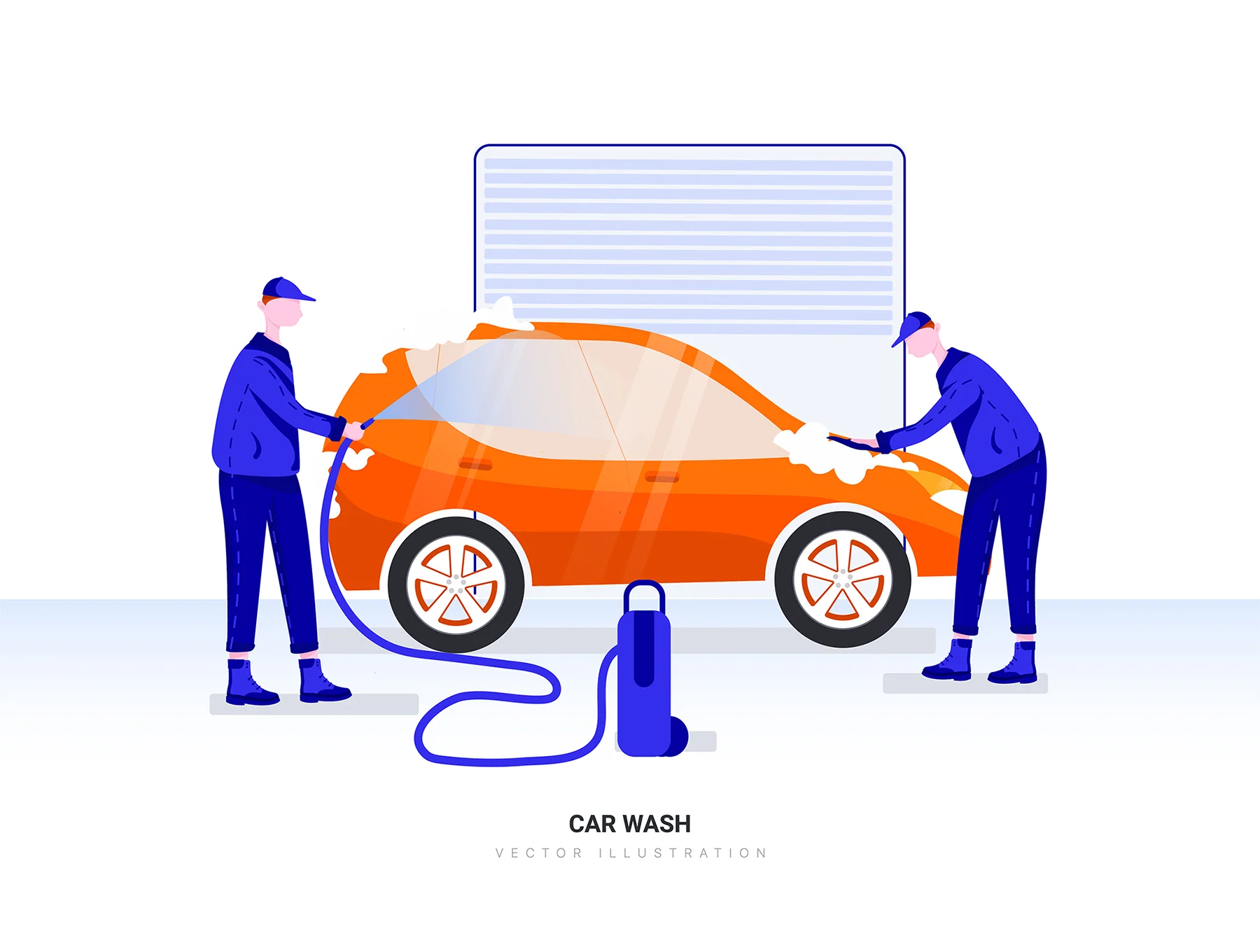 Cancer - Car Service Vector Scenes 4