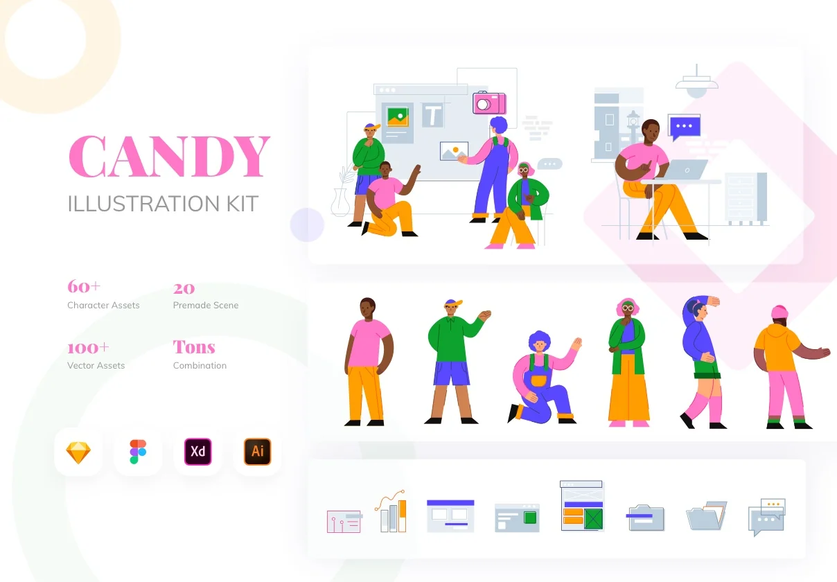 Candy Illustration Kit