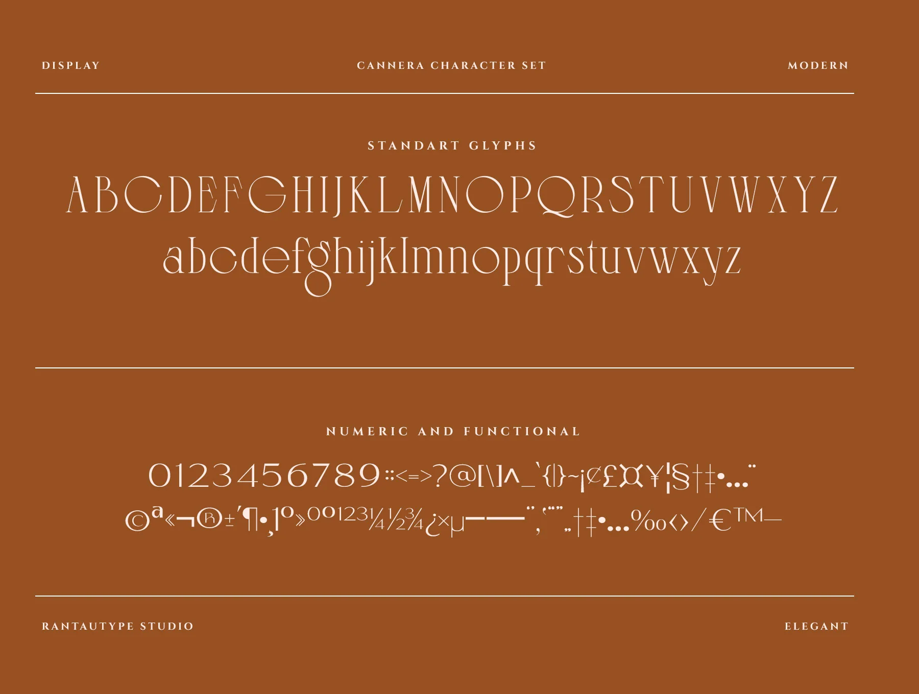 Cannera Modern Serif Font 7