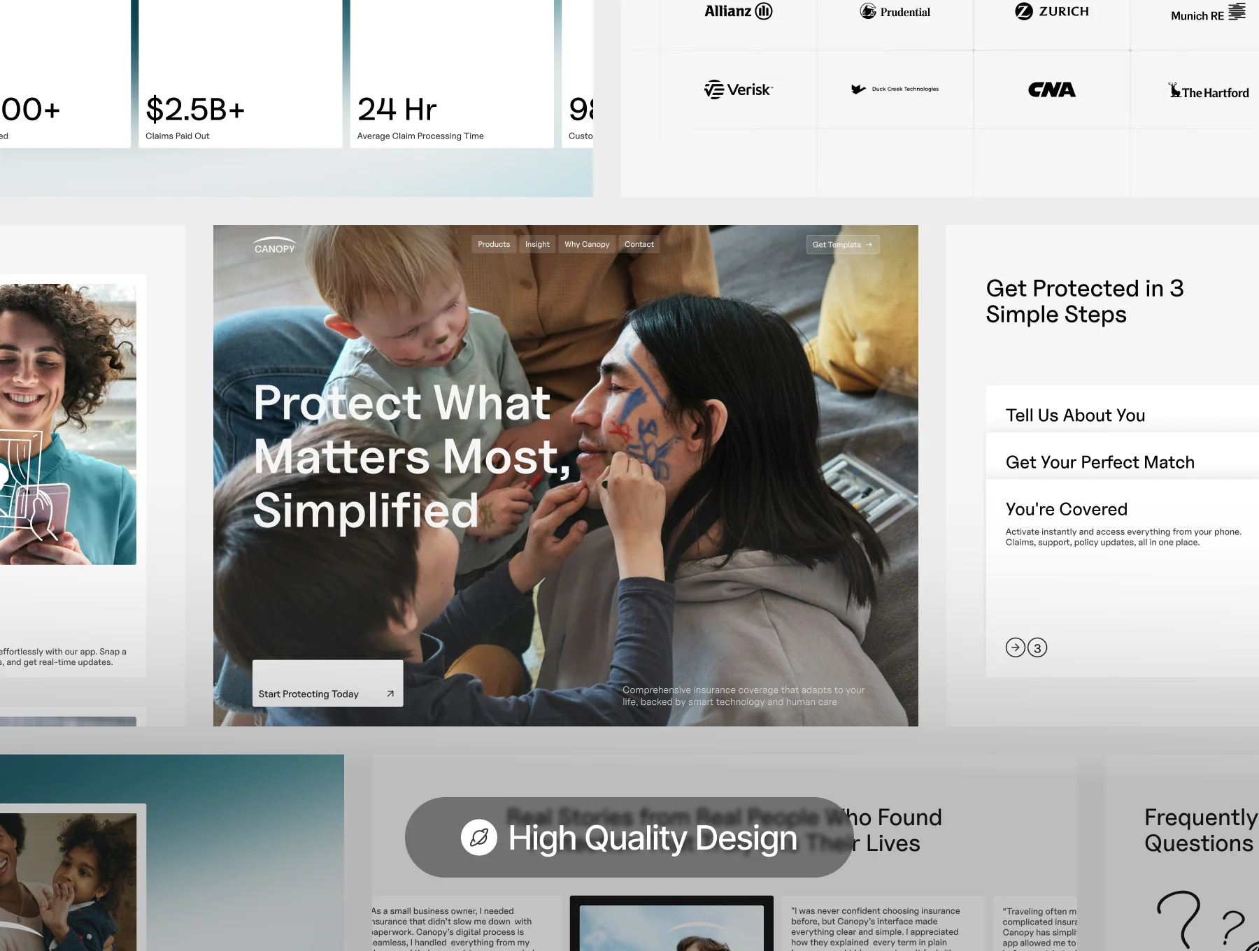 Canopy - Insurance Company Website 2