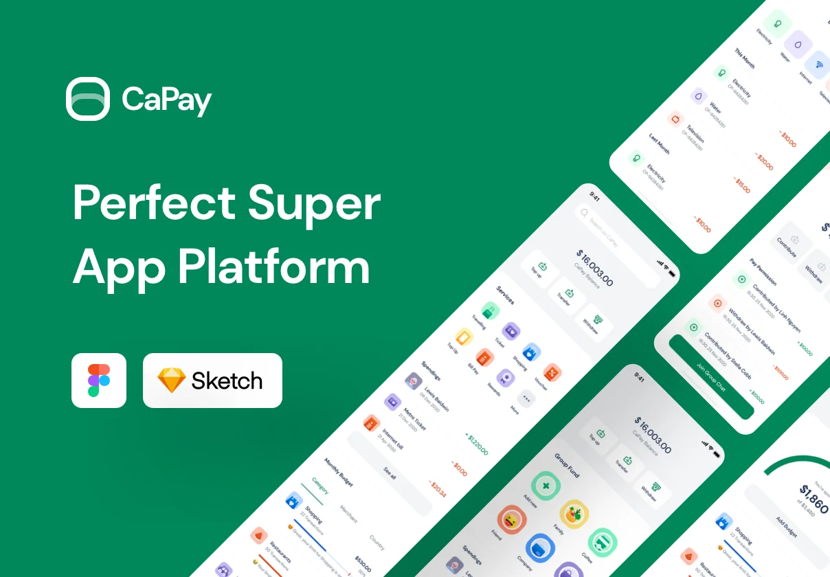 CaPay Wallet iOS UI Kit