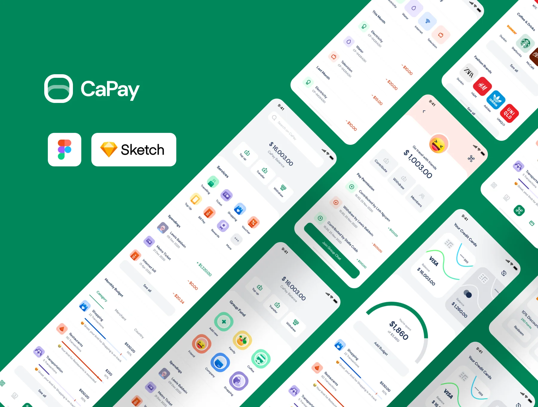 CaPay Wallet iOS UI Kit