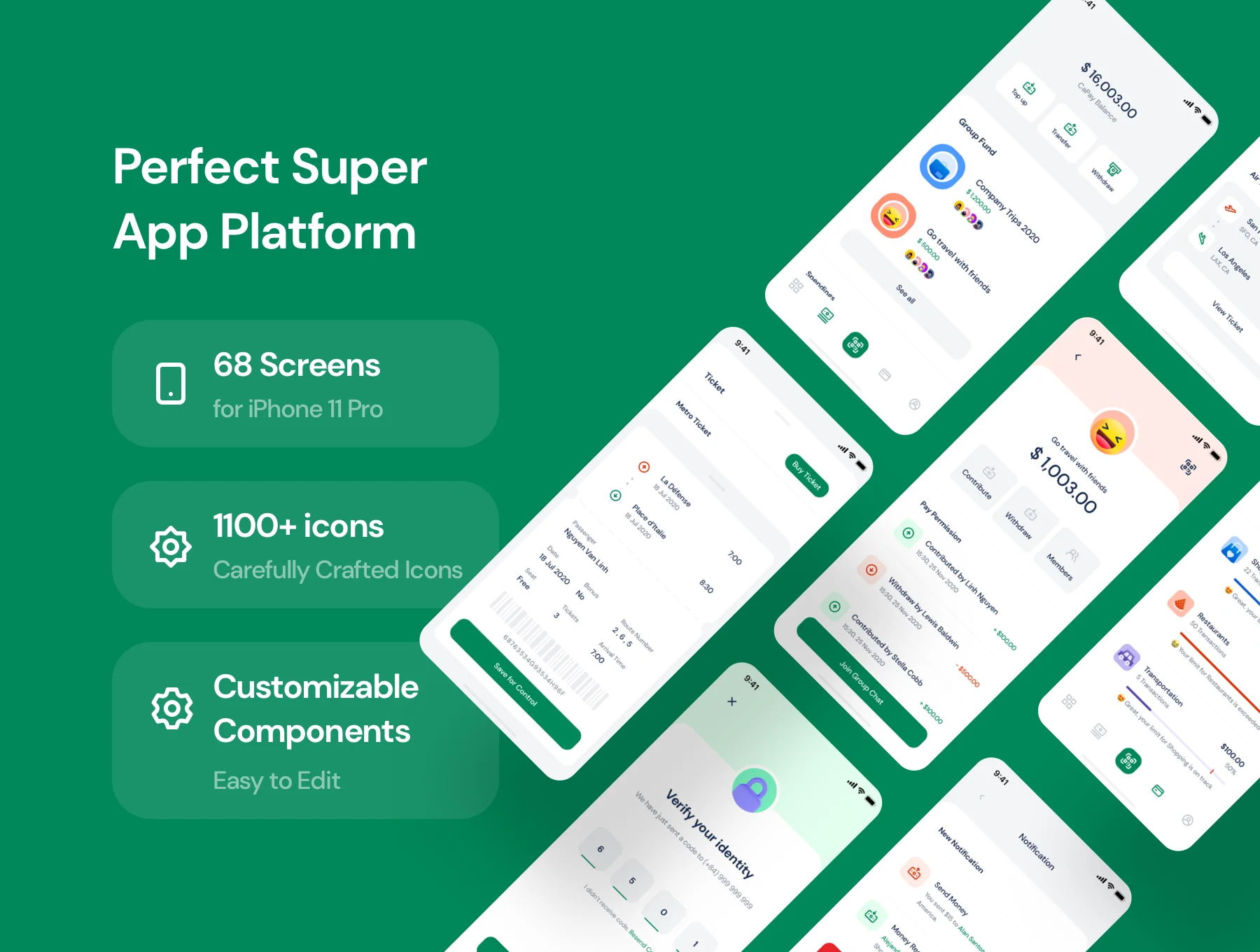 CaPay Wallet iOS UI Kit 2