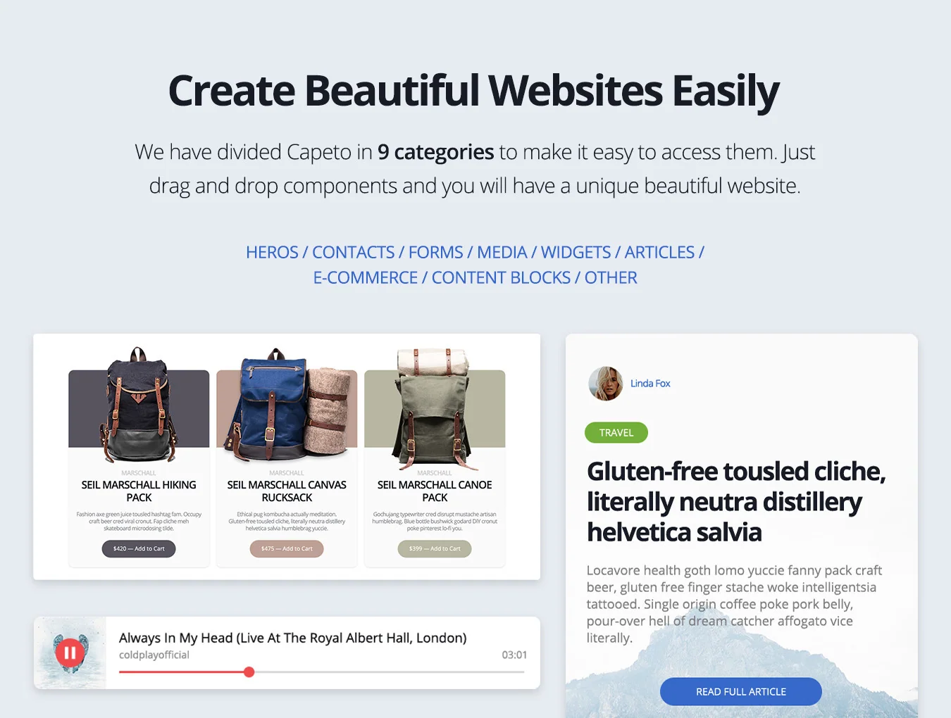 Capeto Web UI Kit 5
