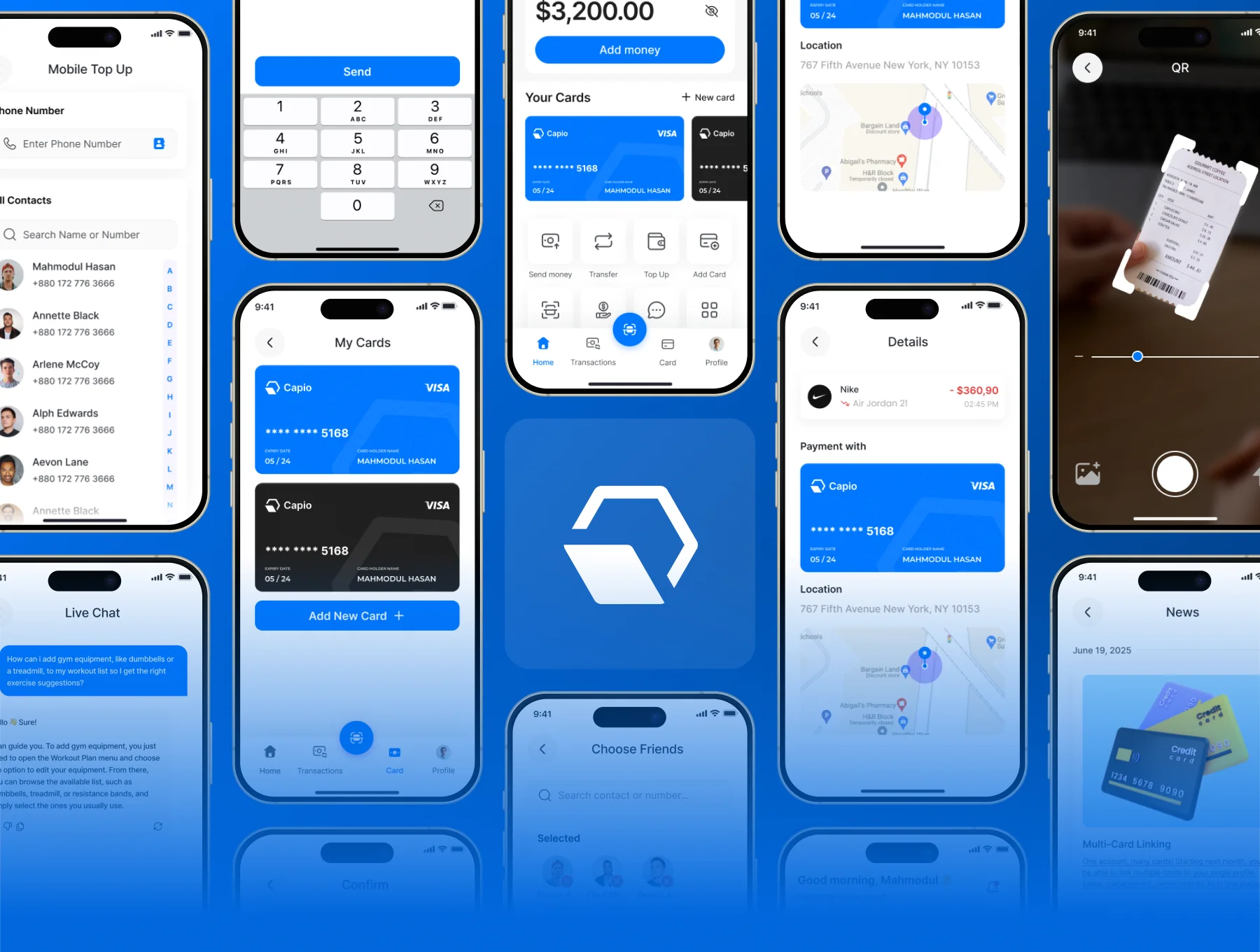 Capio - Fintech Mobile App Ui Kit 3
