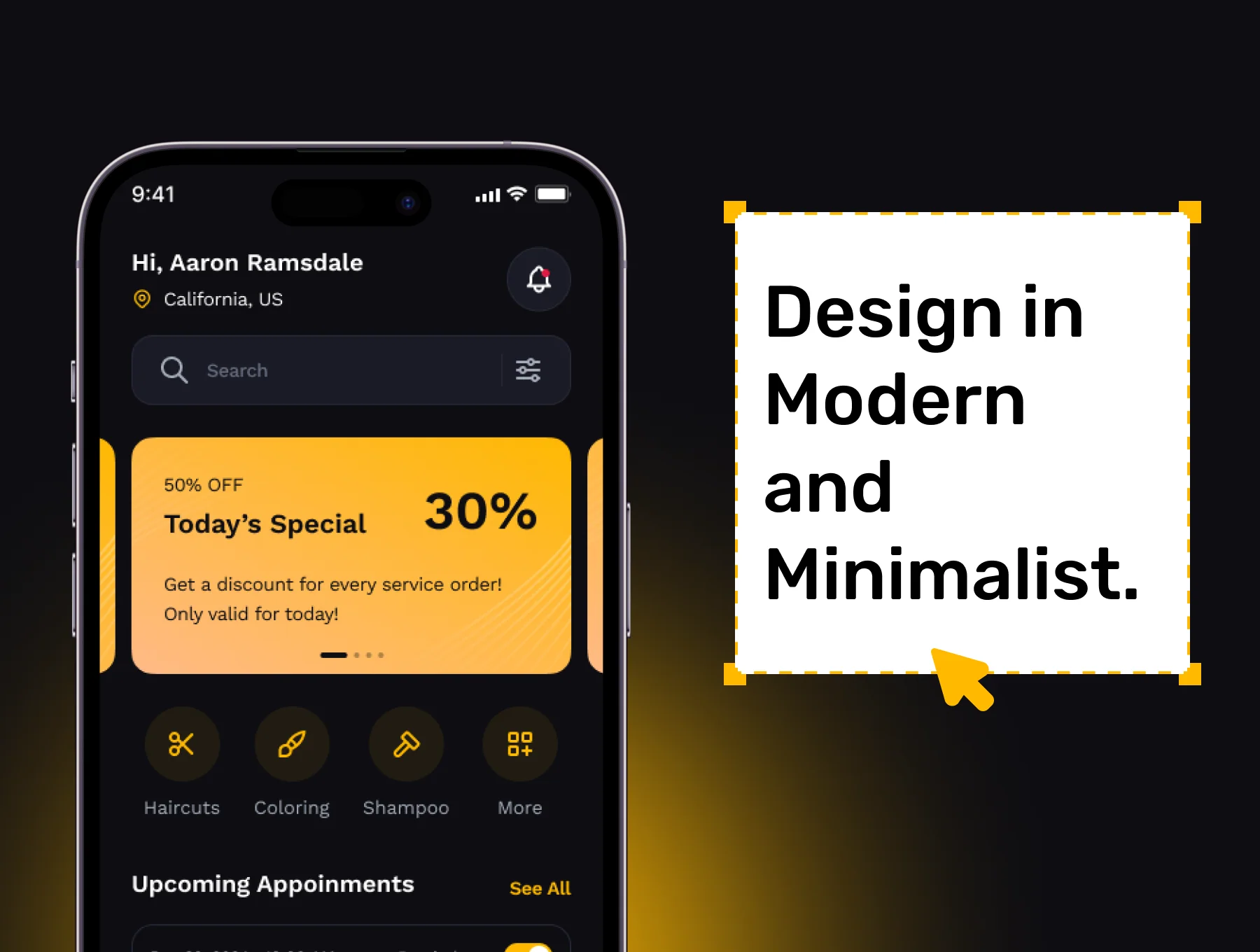 CAPTAIN - Barbershop Booking Mobile App UI Kit 5