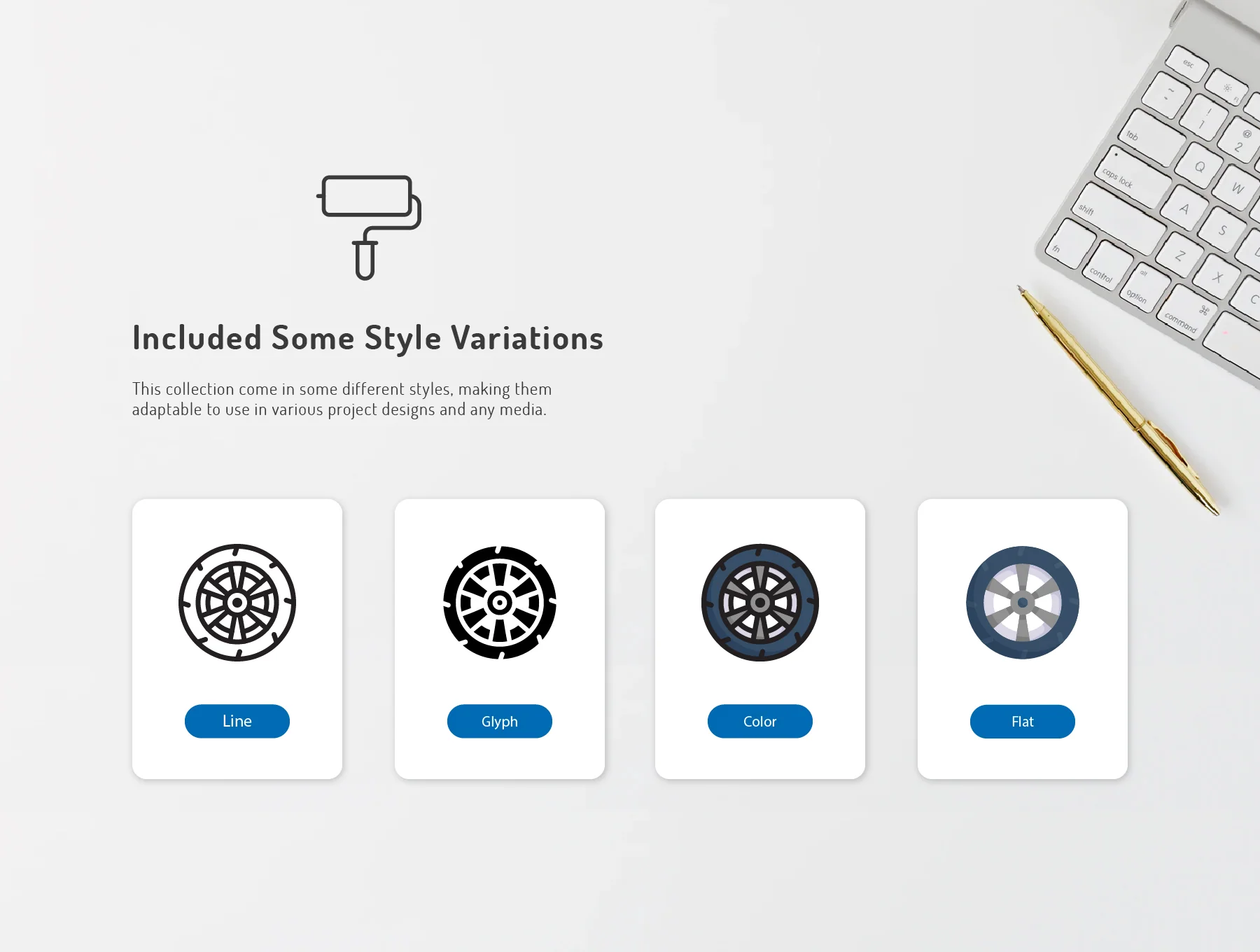 Car Auto Parts Icons 3