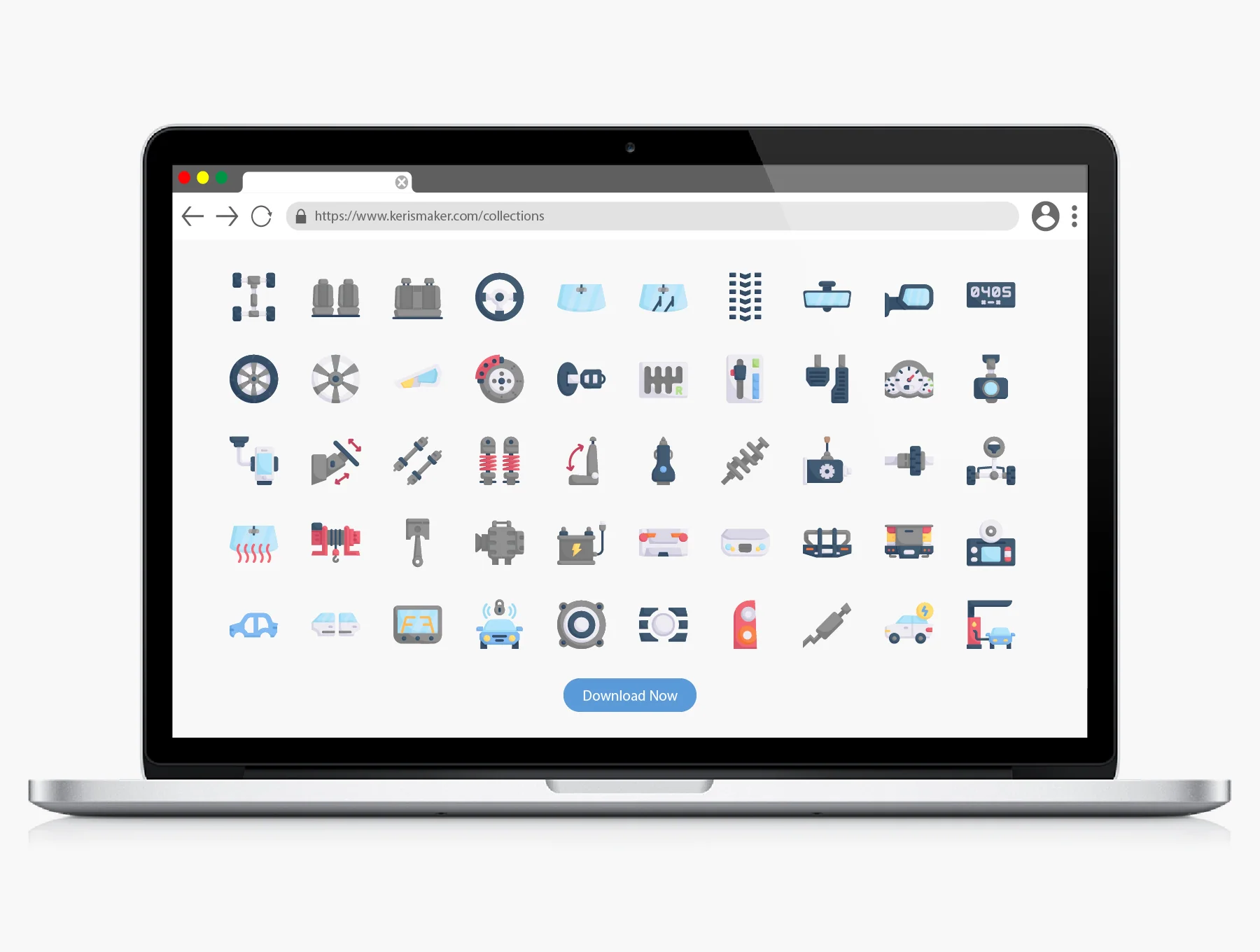 Car Auto Parts Icons 5