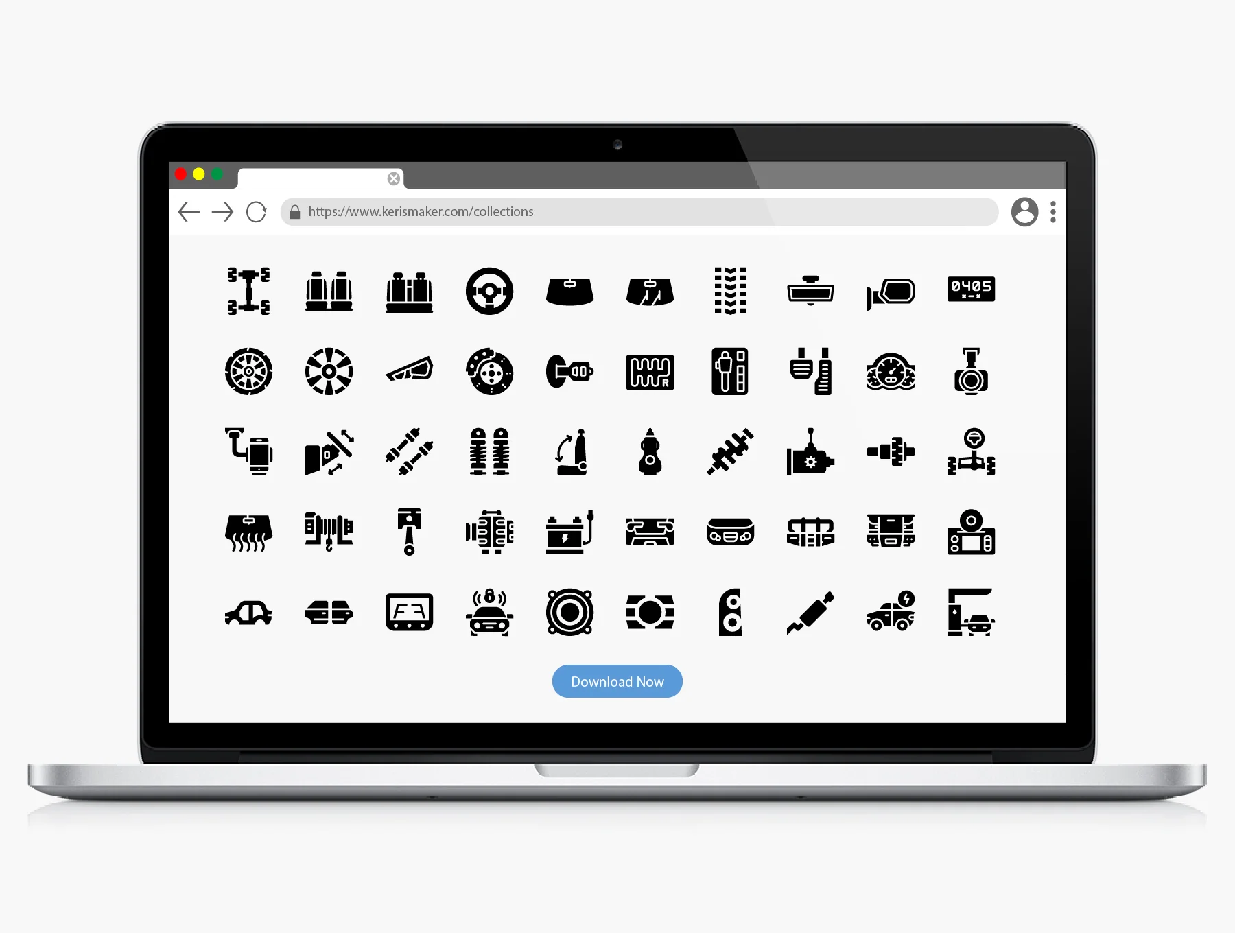 Car Auto Parts Icons 7