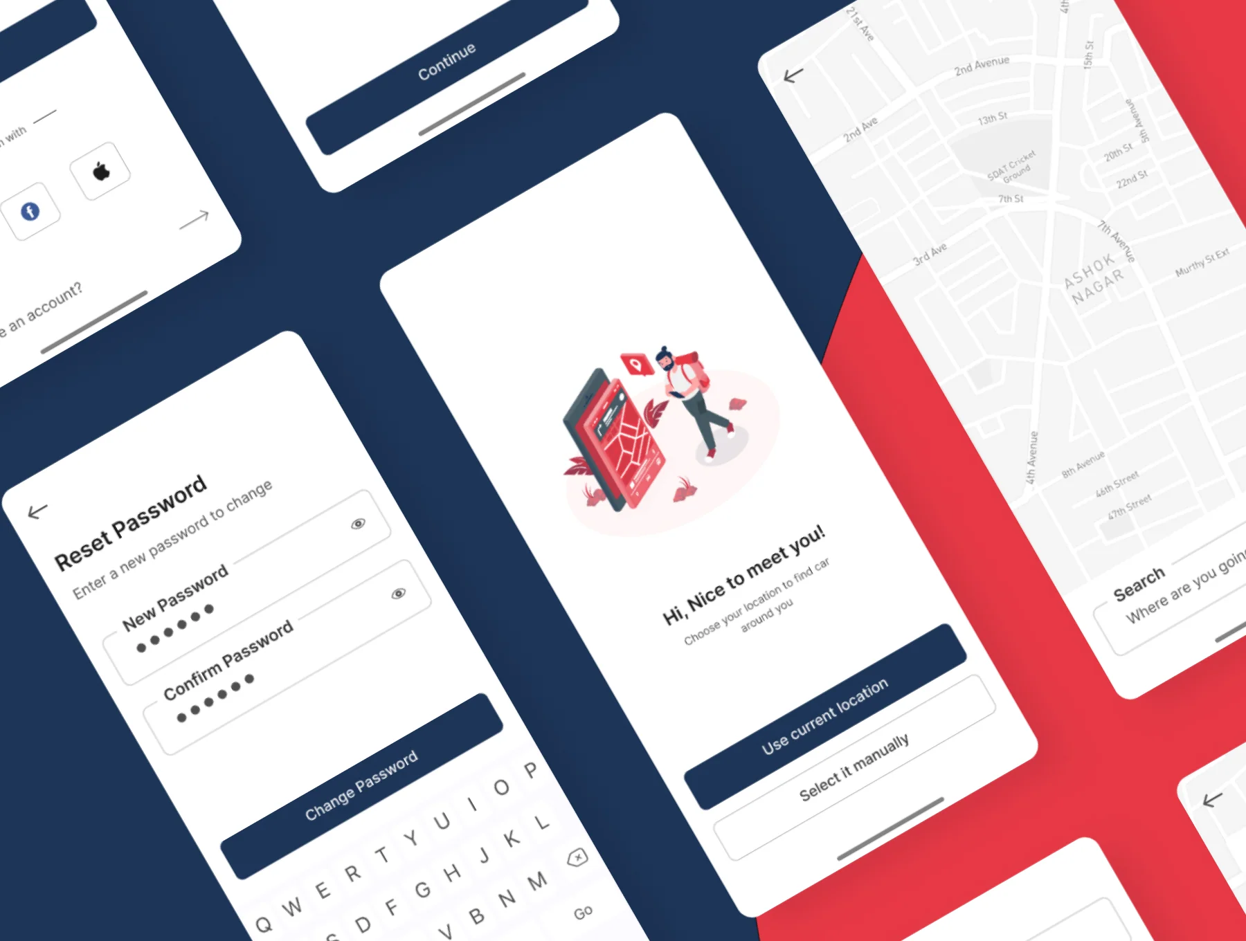 Car Booking App UI Kit 4