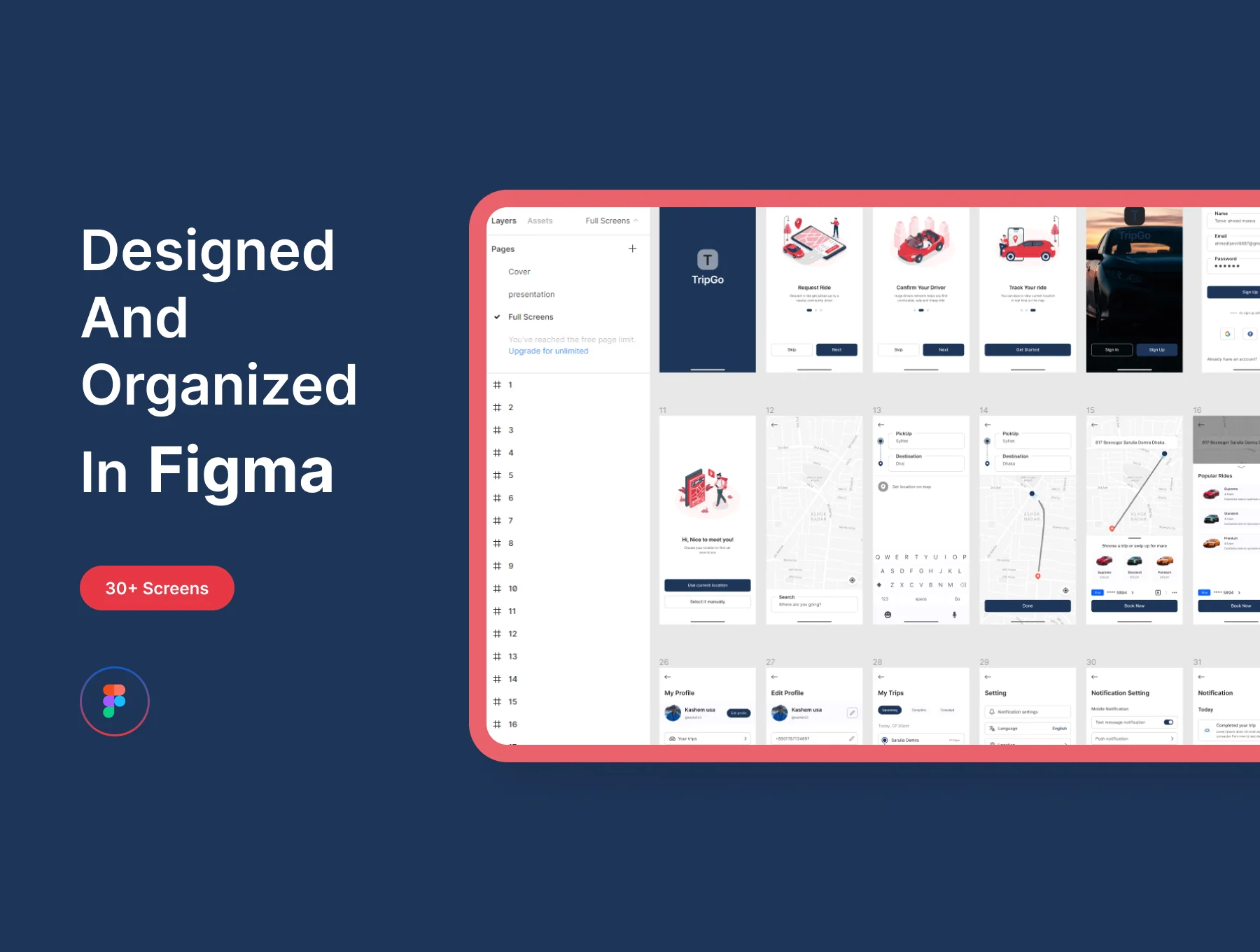 Car Booking App UI Kit 5