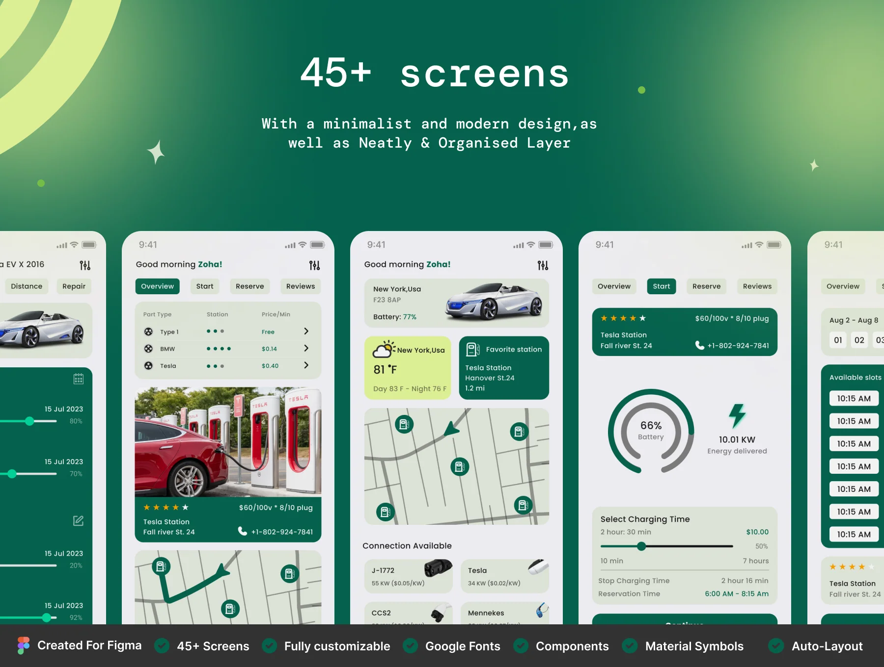 Car Charging App - EV Charging Apps UI KIT 3