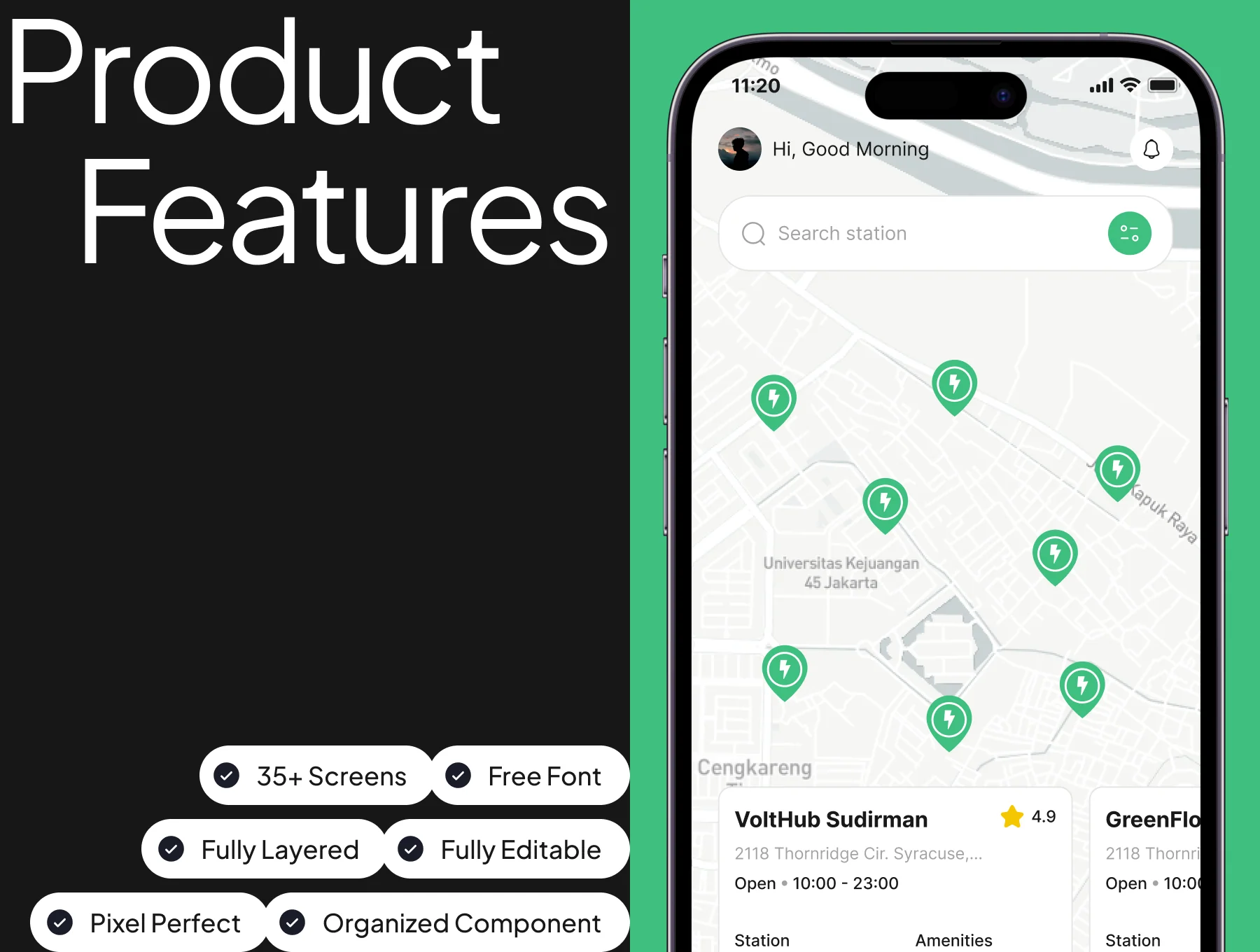 Car Charging App UI Kit