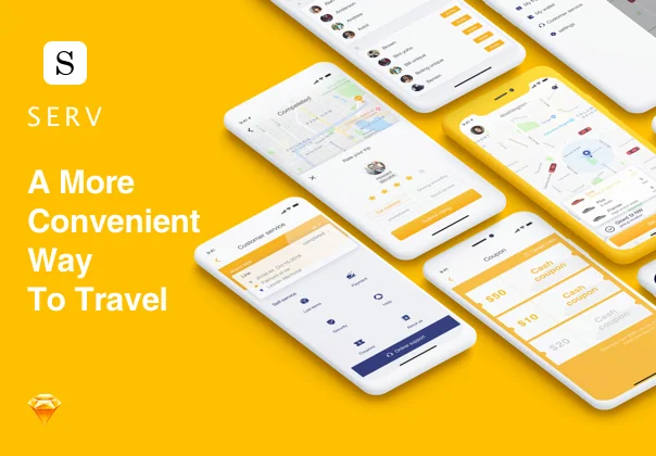 SERV Taxi UI Kit