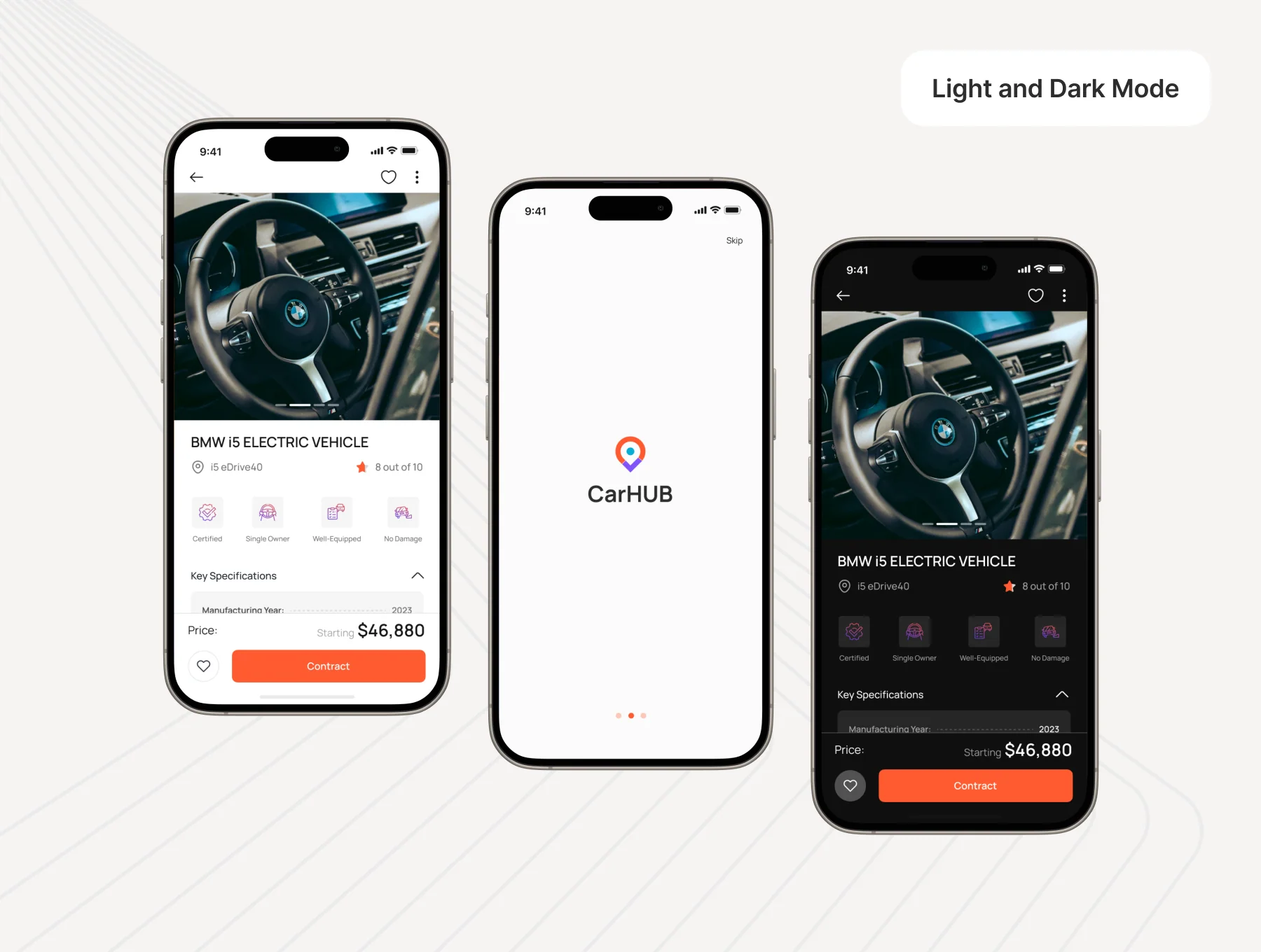 CarHUB- Car Marketplace & ListingApp UI Kit 3