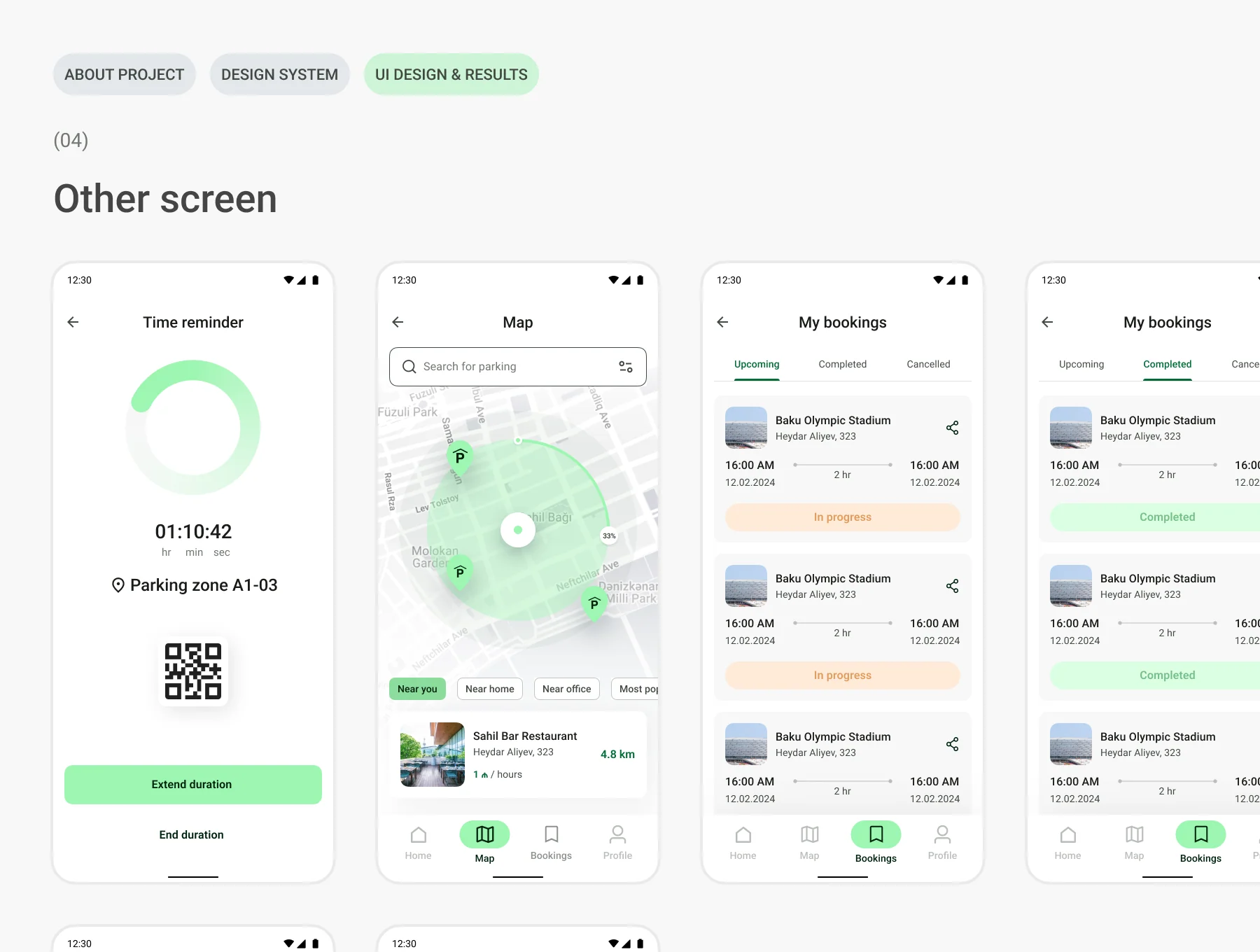 Car Parking | Mobile App | Android Design System 9