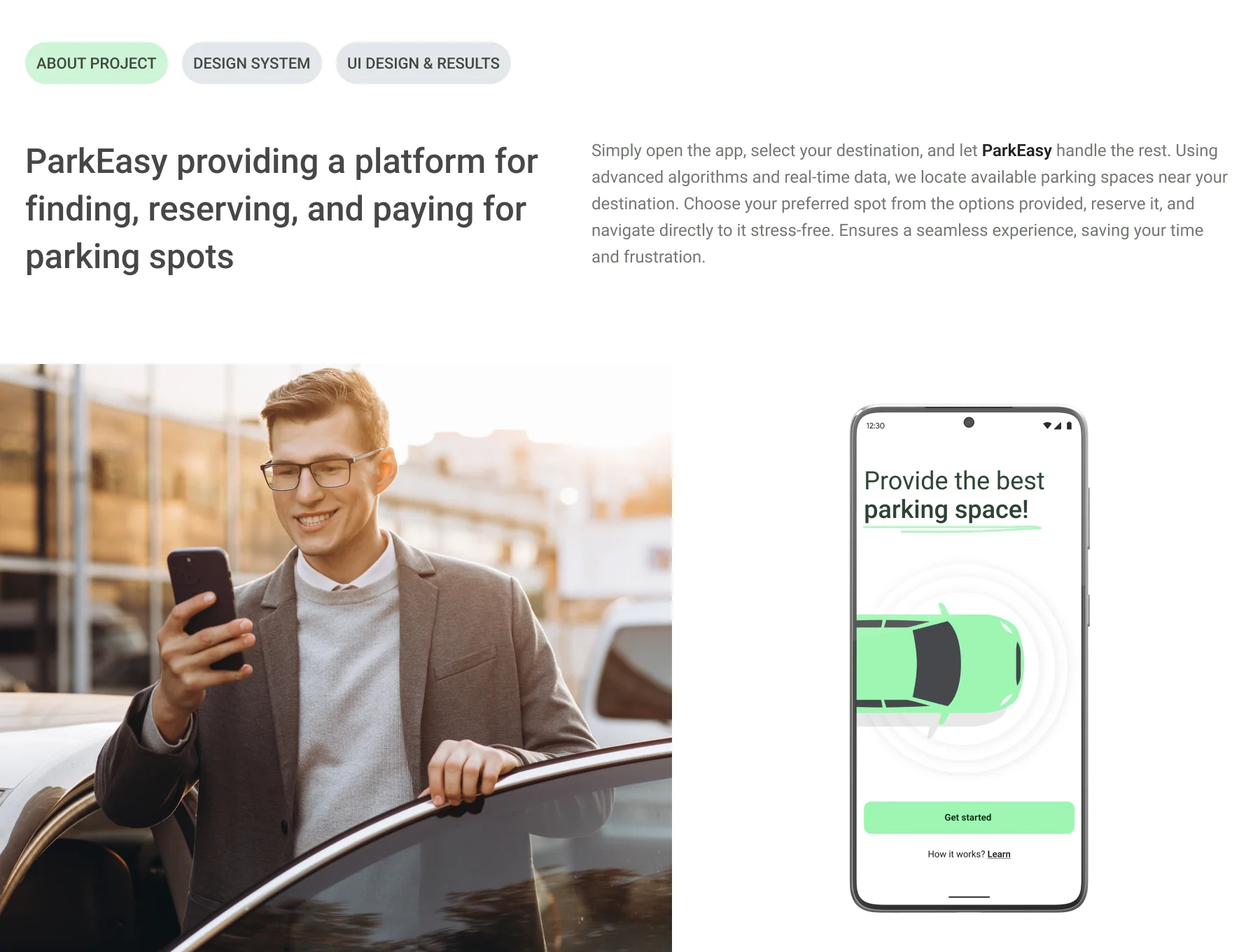 Car Parking | Mobile App | Android Design System 2