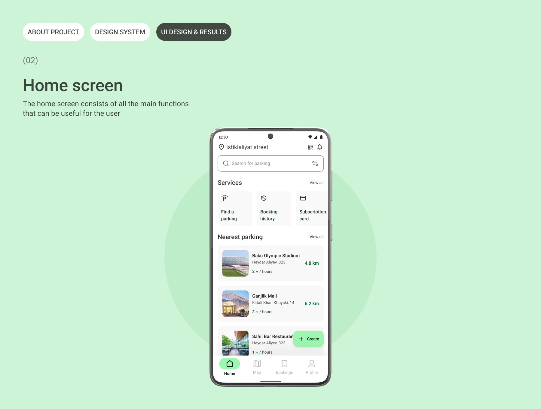 Car Parking | Mobile App | Android Design System 7