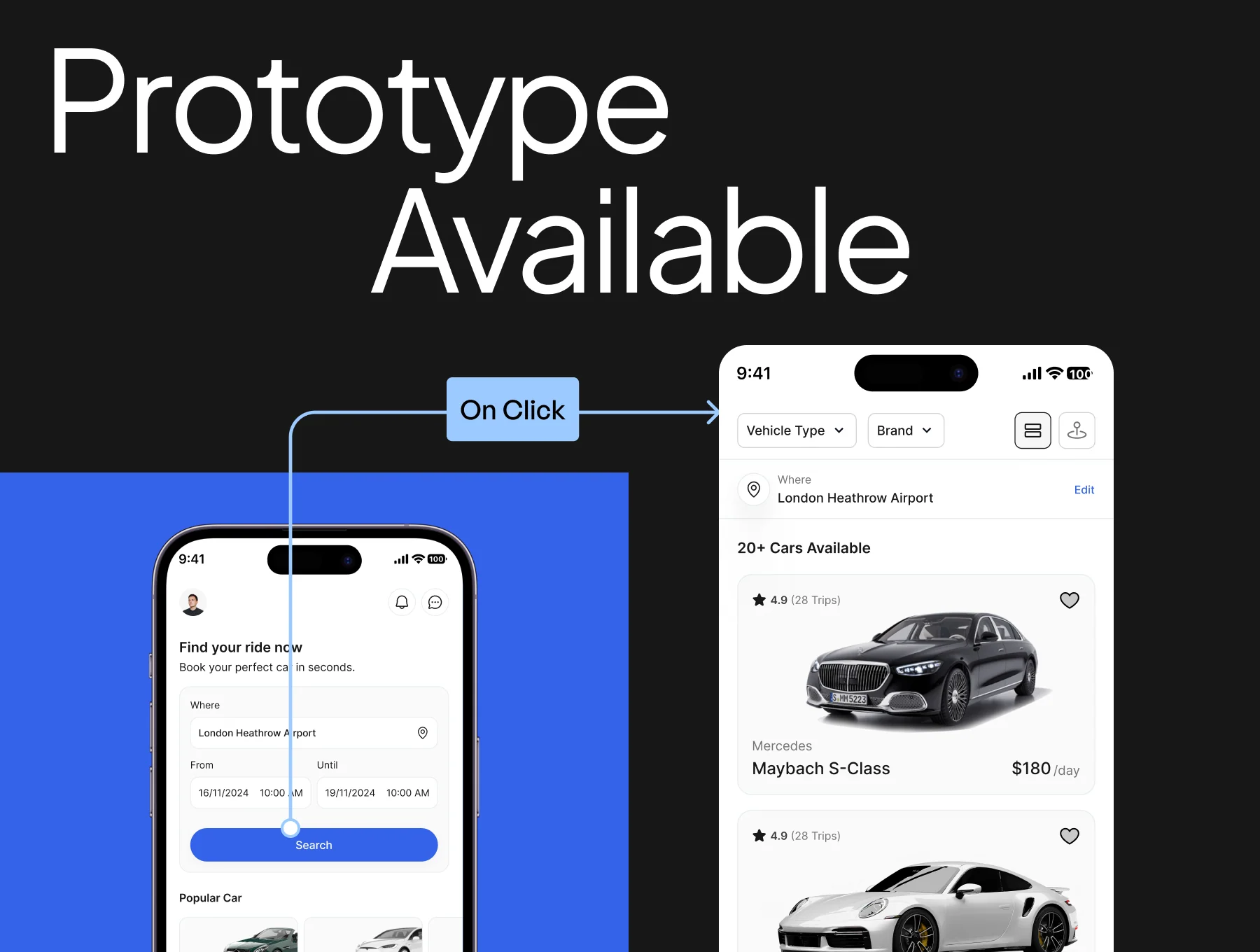 Car Rent App UI Kit 5