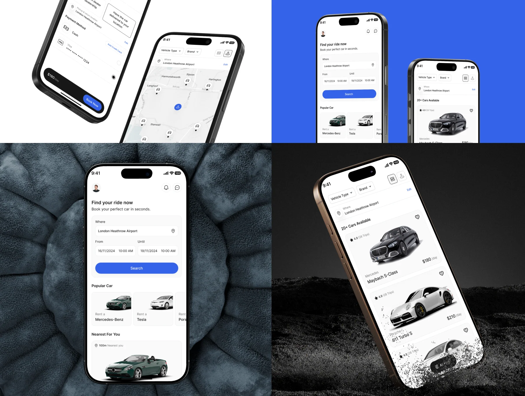 Car Rent App UI Kit 7