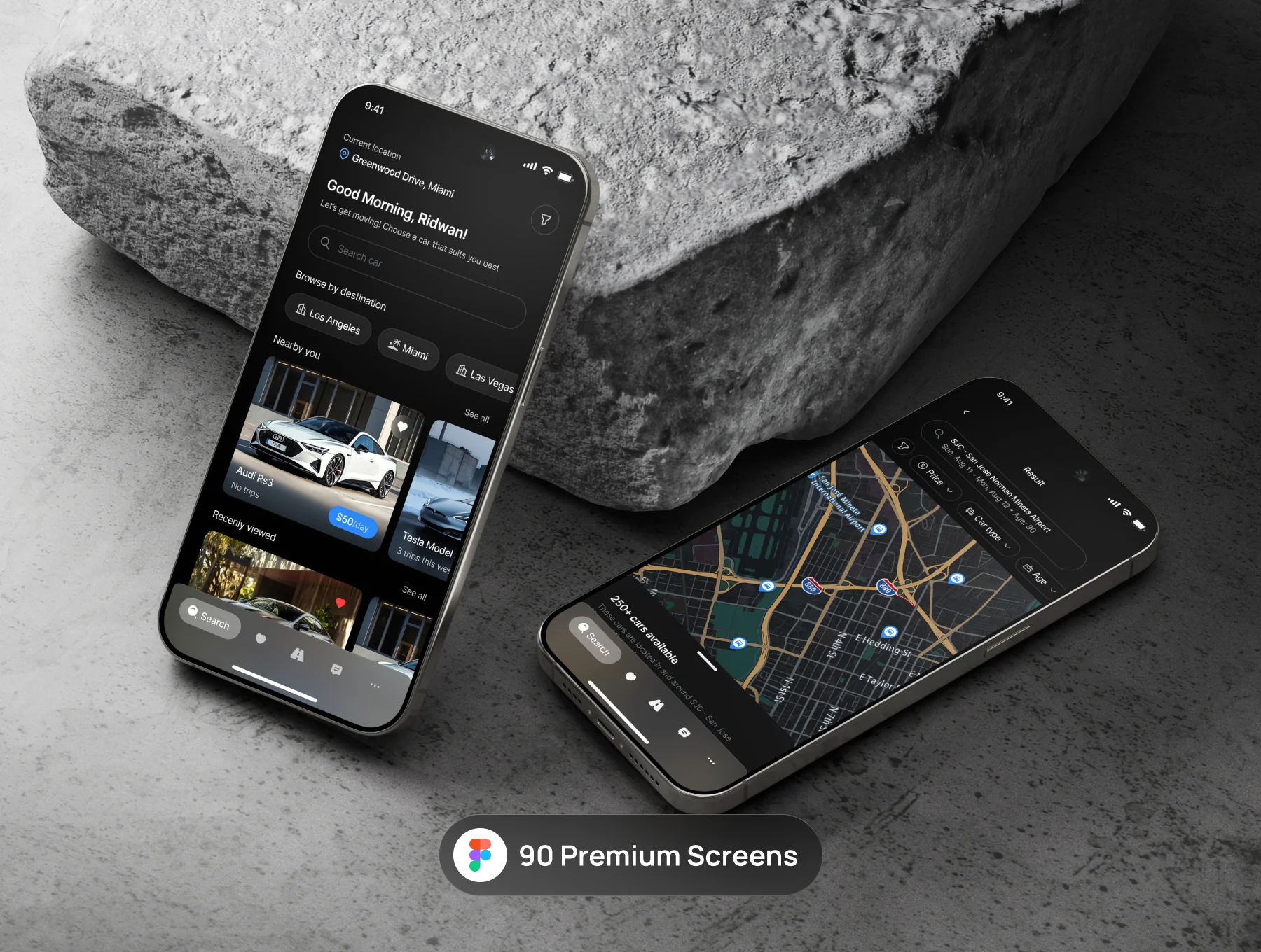 Car Rental Mobile App UI Kit - Ridezy 4