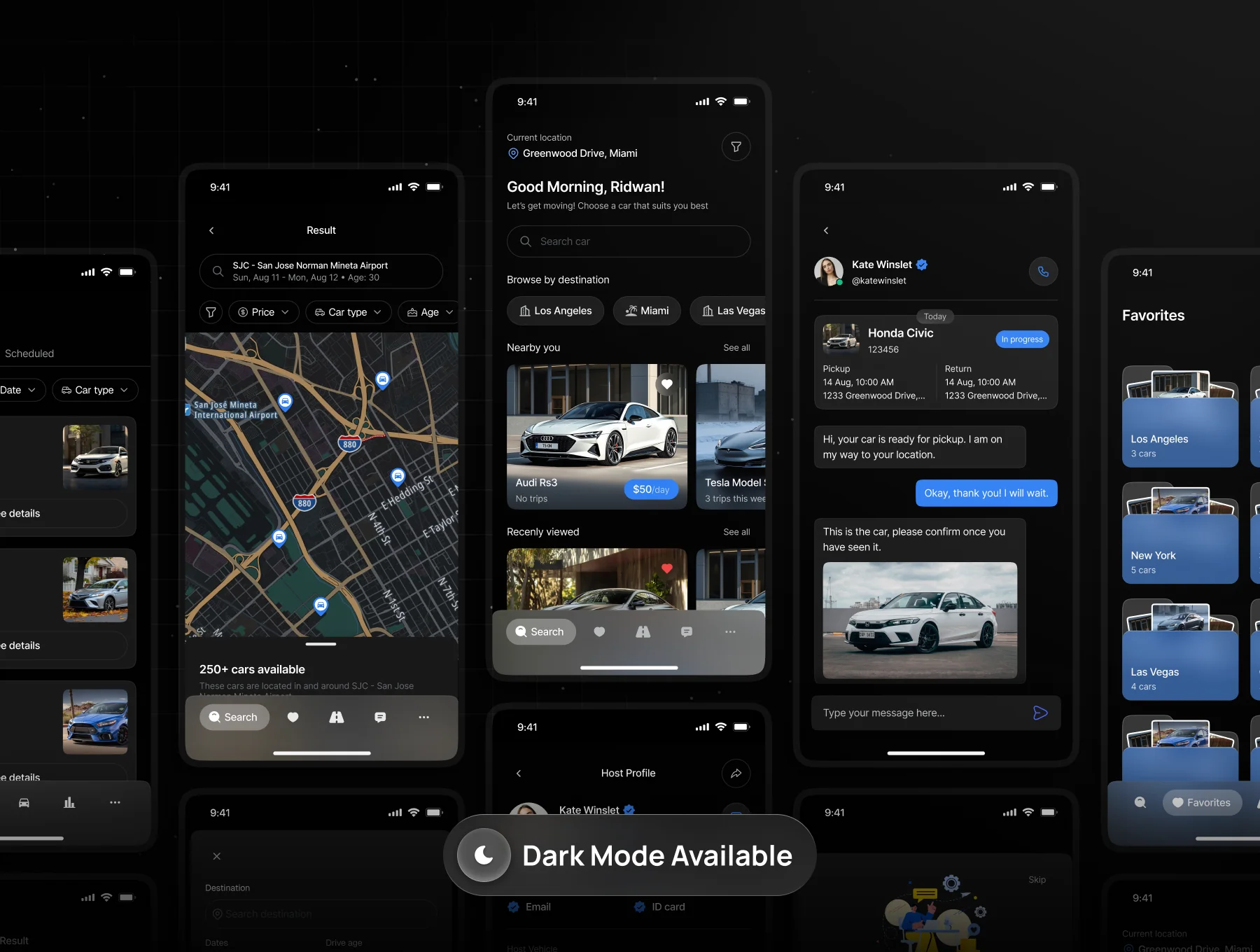 Car Rental Mobile App UI Kit - Ridezy 5