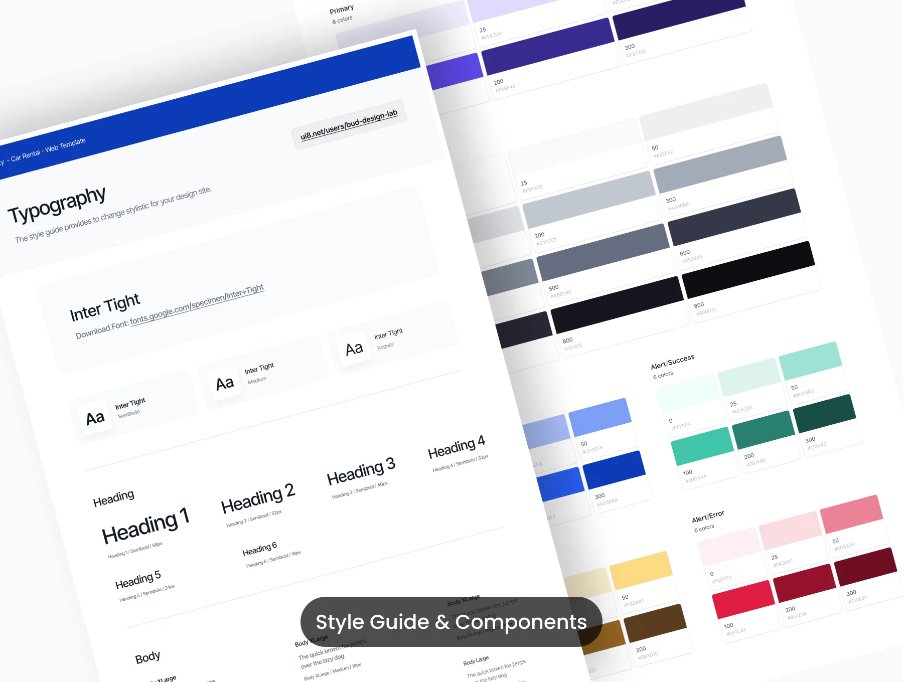 Carenty - Car Rental Web UI Kit 9