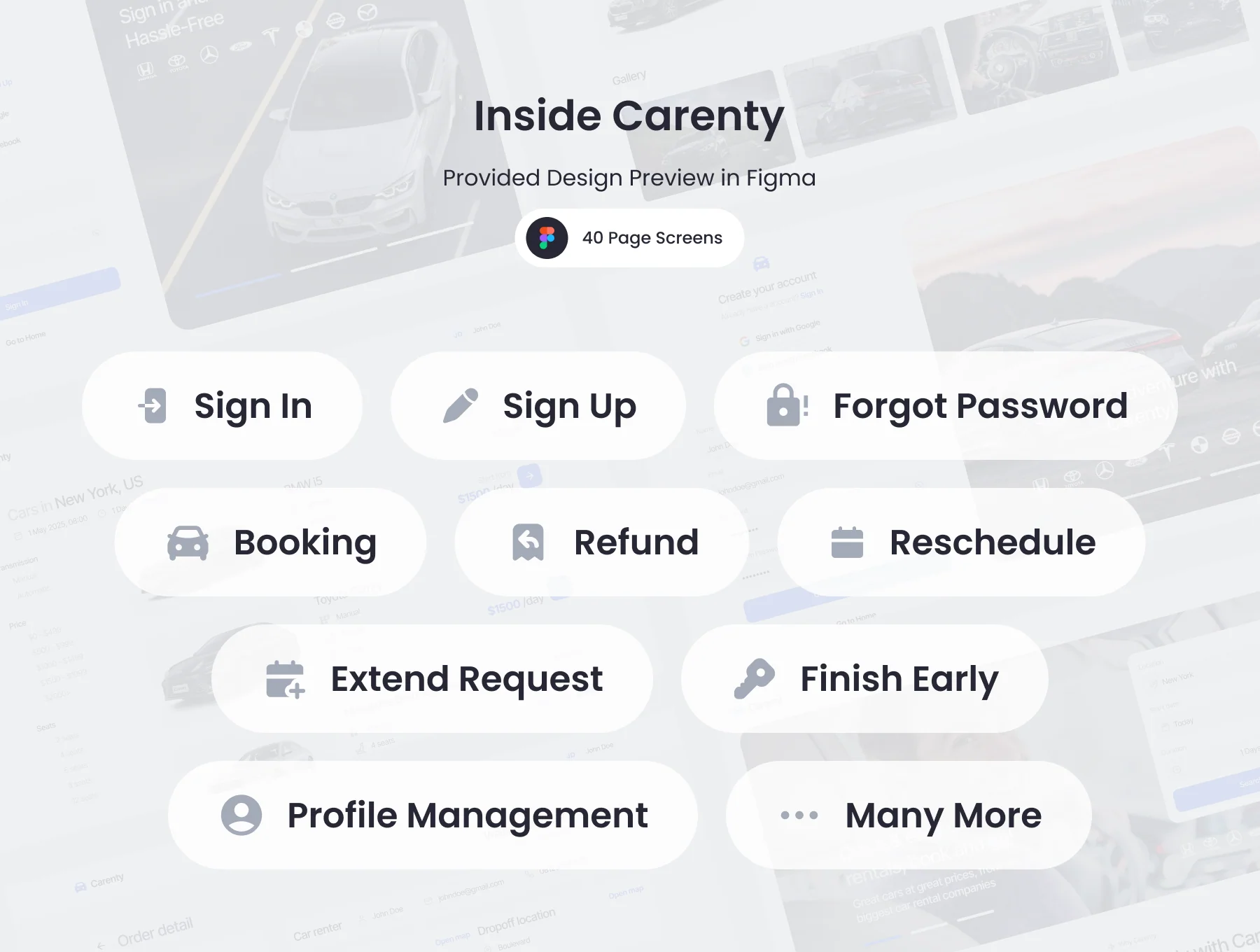 Carenty - Car Rental Web UI Kit 6