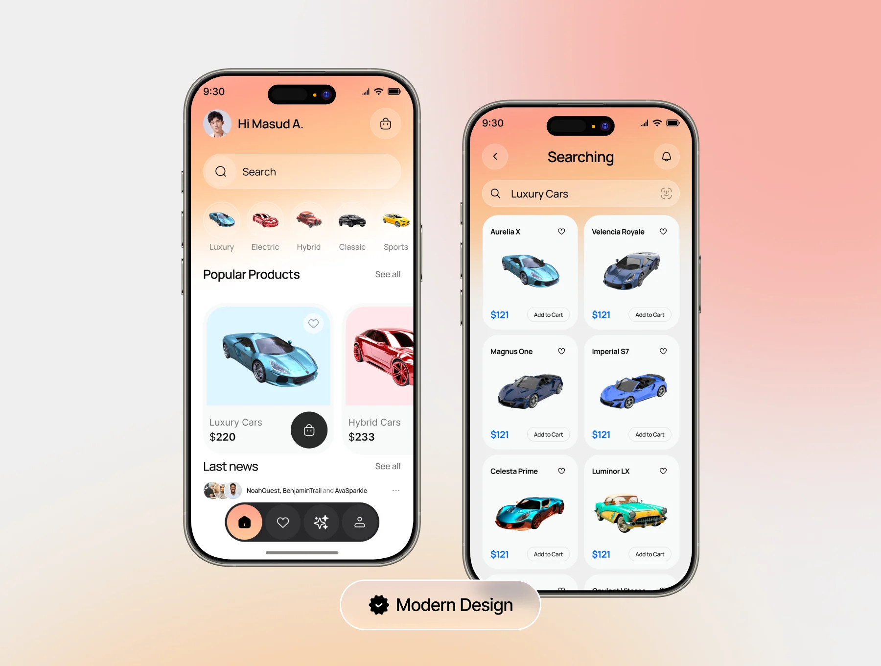 Car Selling E-Commerce App UI Kit 3