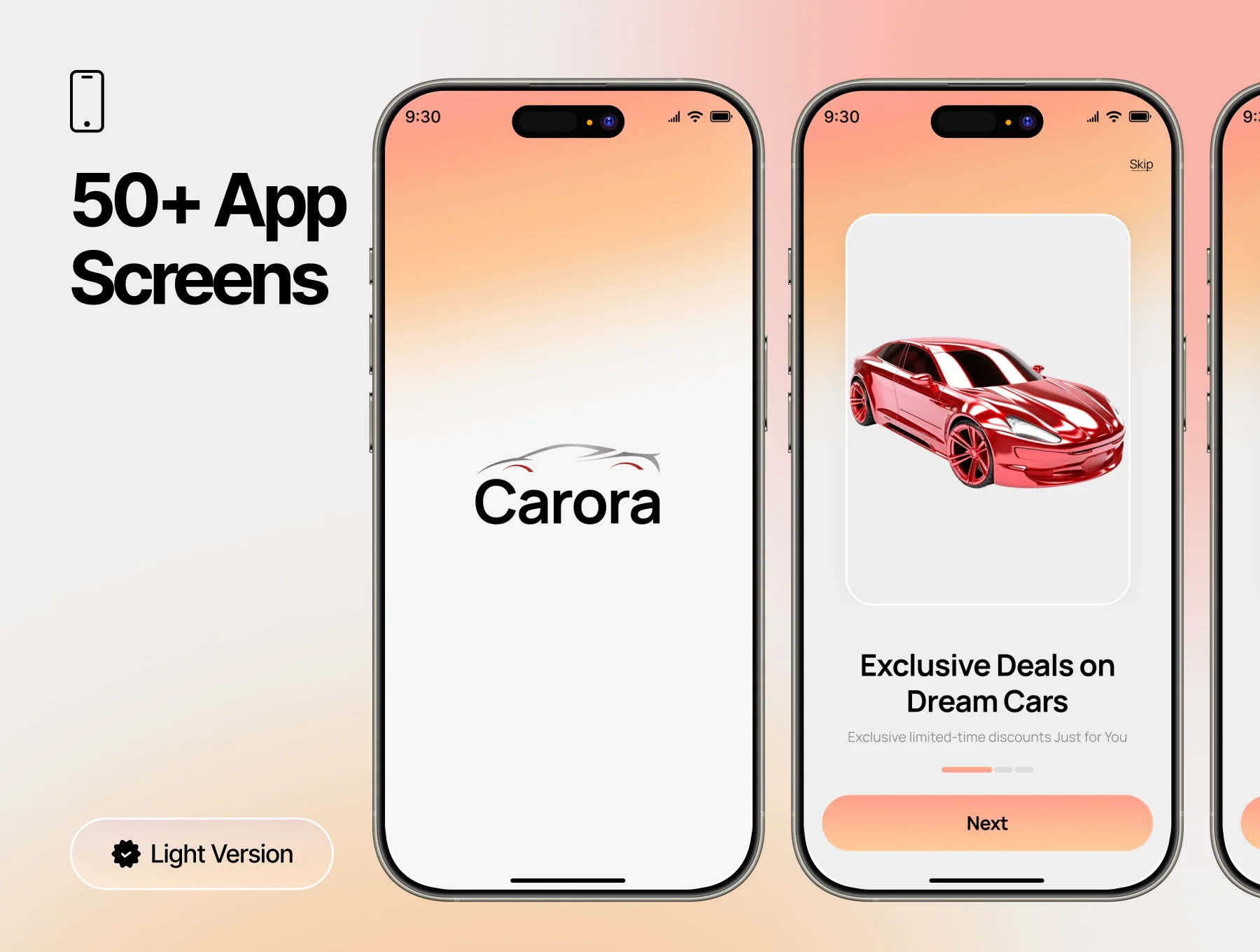 Car Selling E-Commerce App UI Kit 4