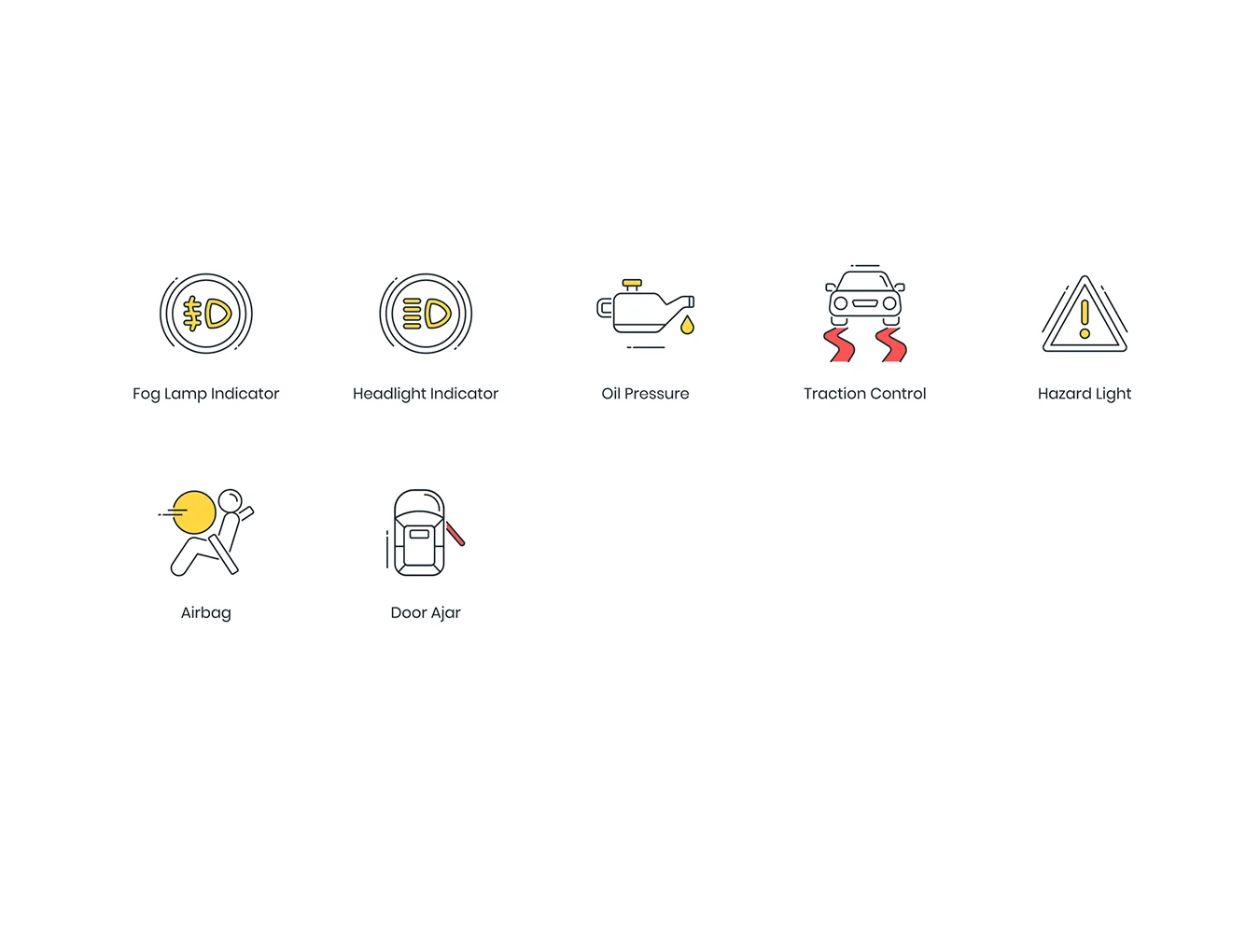 67 Car Service Icons | ColorPop Series 6