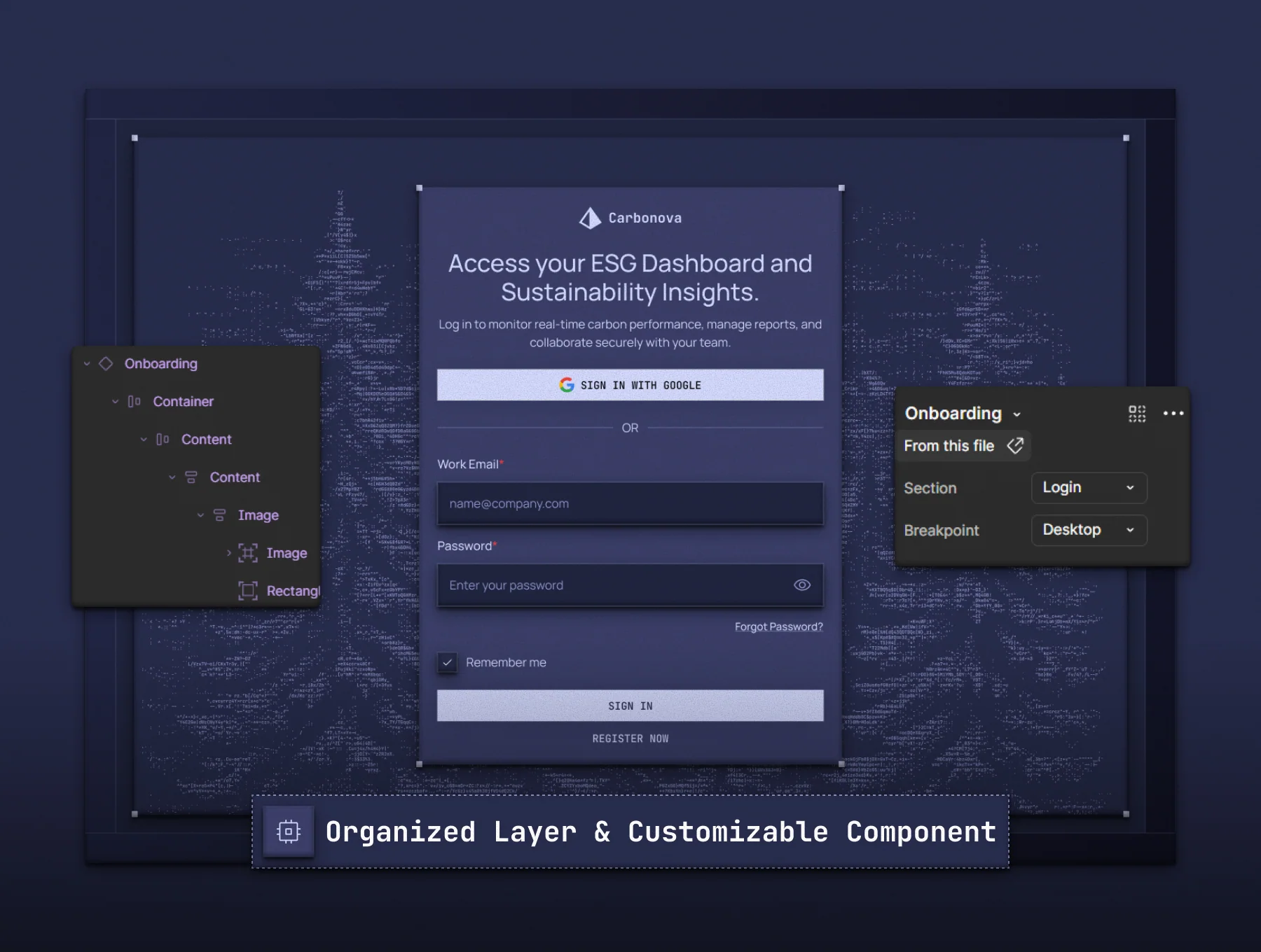 Carbonova - AI for ESG Reporting Website UI Kit 6